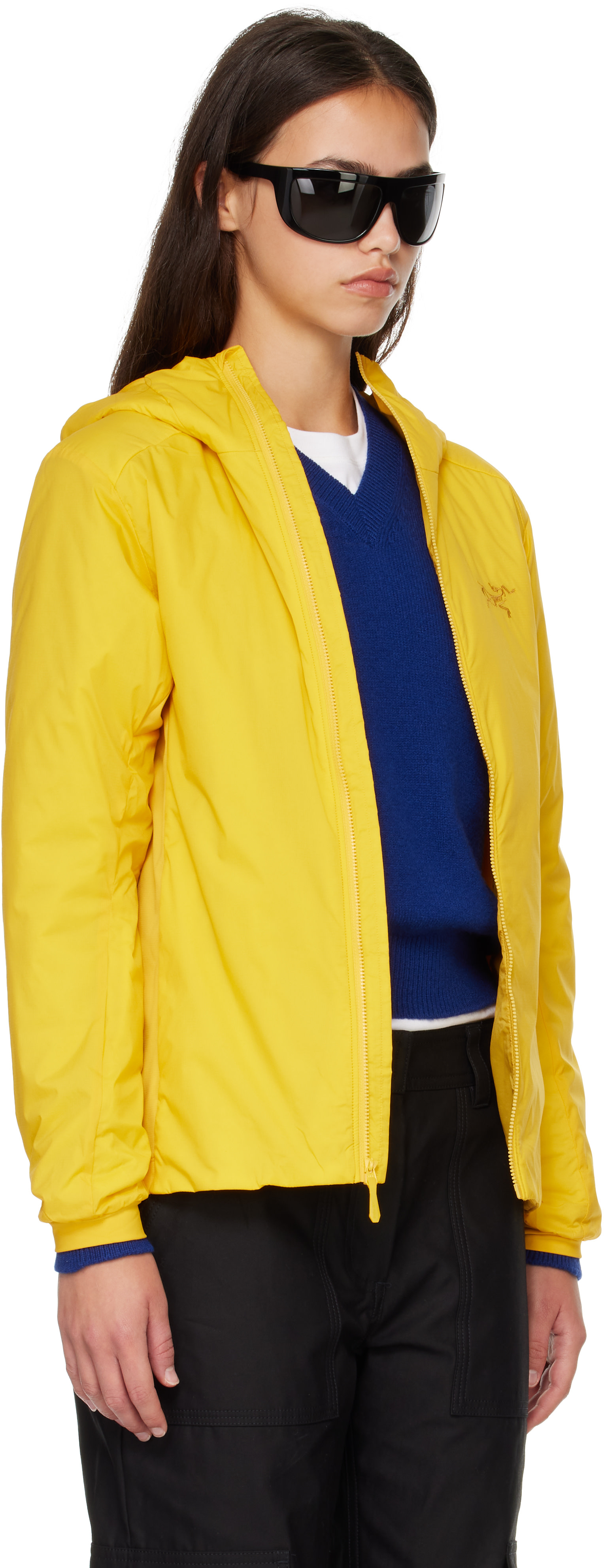 Arc'teryx - Blouson Atom jaune à capuche