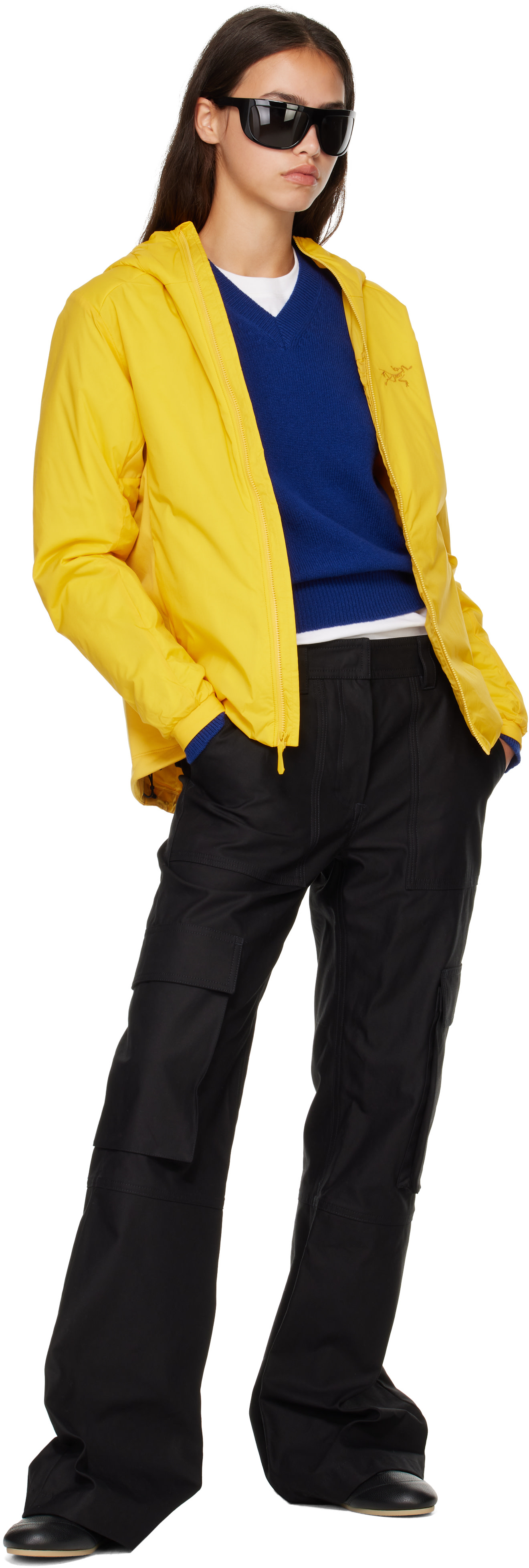 Arc'teryx - Blouson Atom jaune à capuche