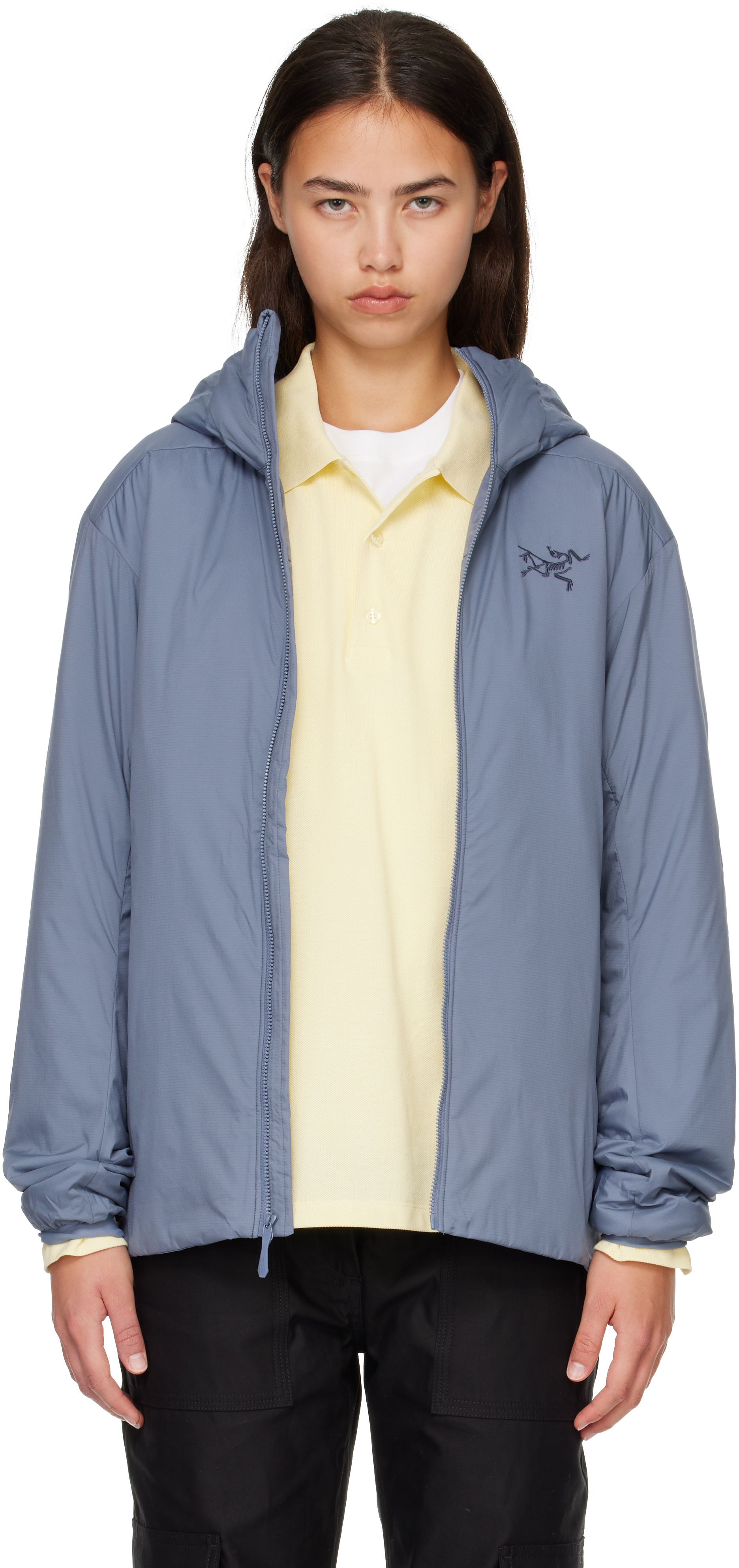 Arc'teryx - Blouson Atom bleu à capuche