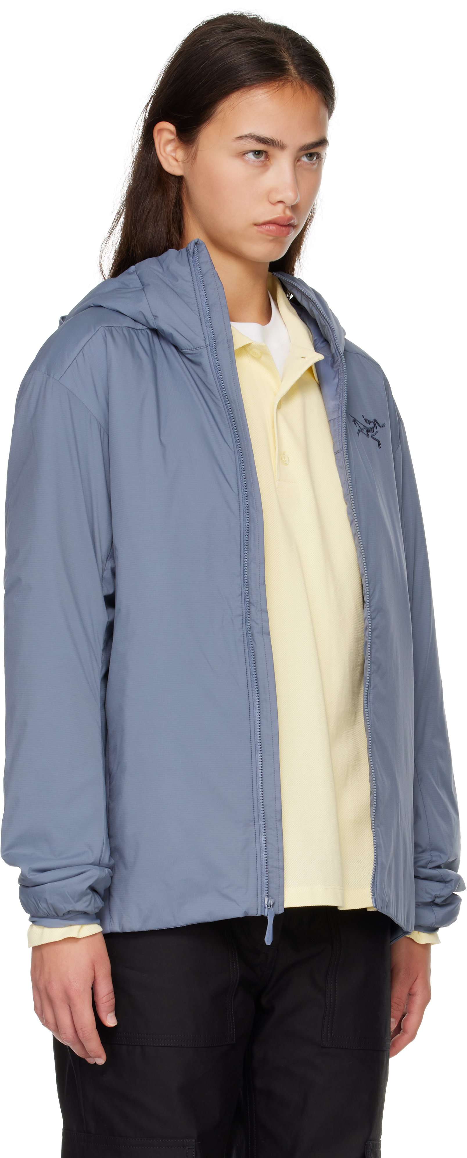 Arc'teryx - Blouson Atom bleu à capuche