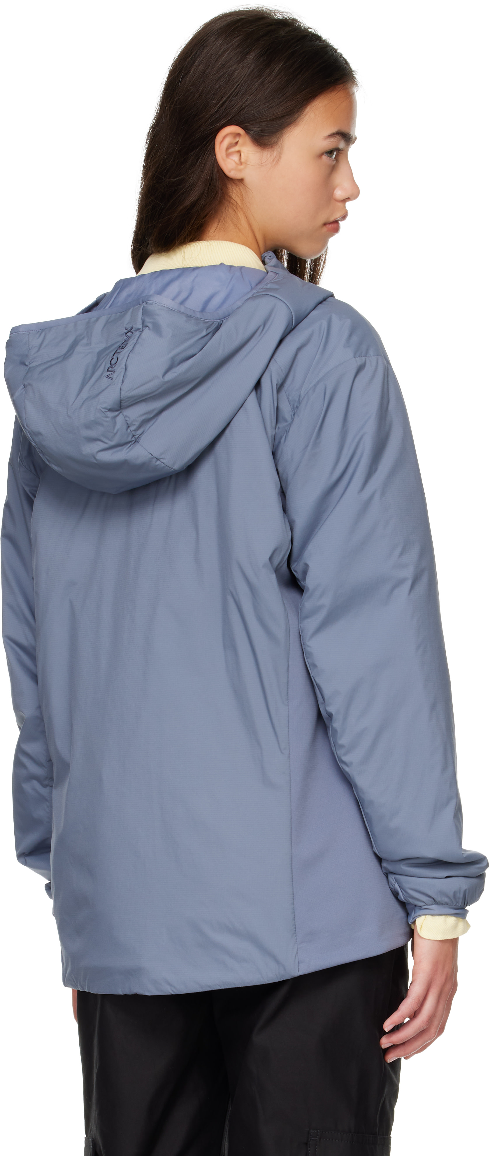 Arc'teryx - Blouson Atom bleu à capuche