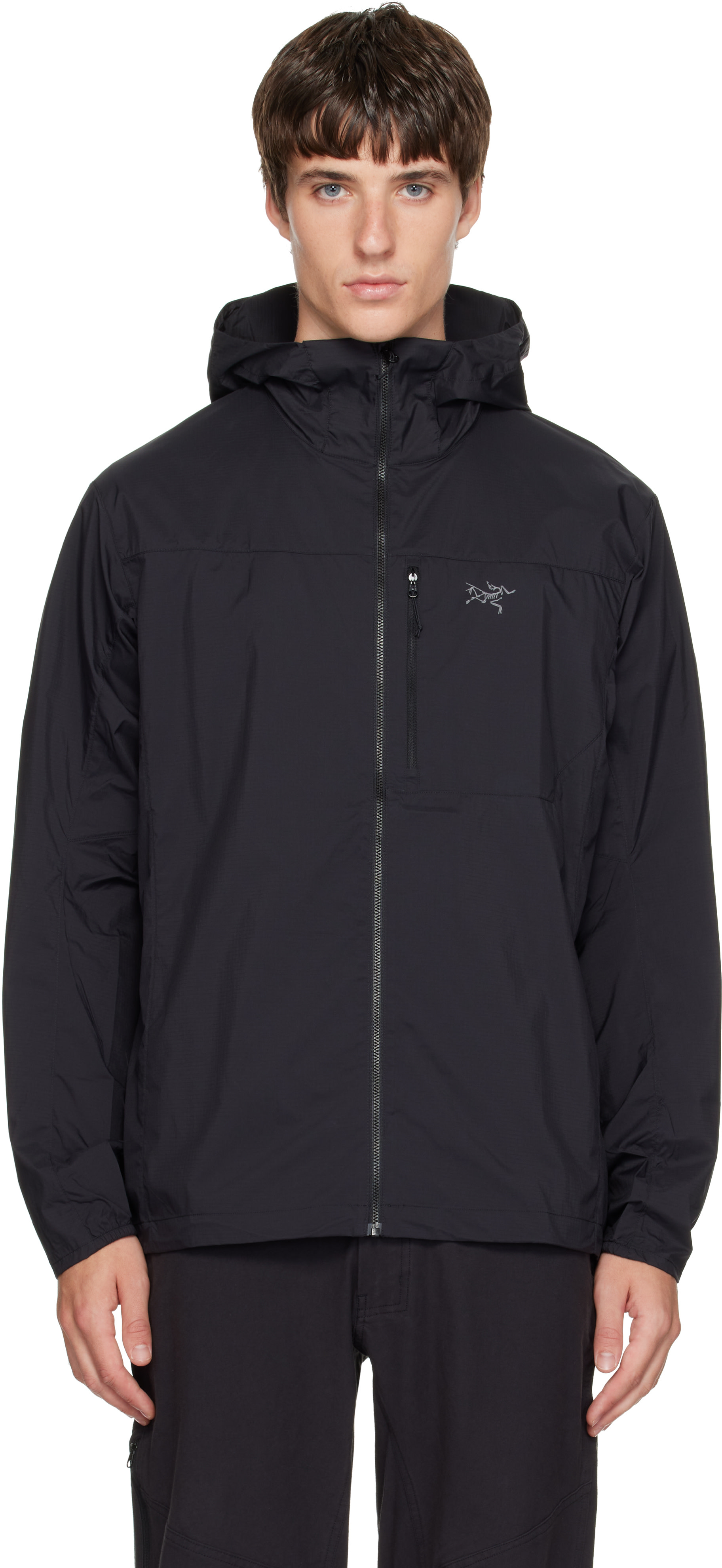 Arc'teryx - Blouson Squamish noir à capuche