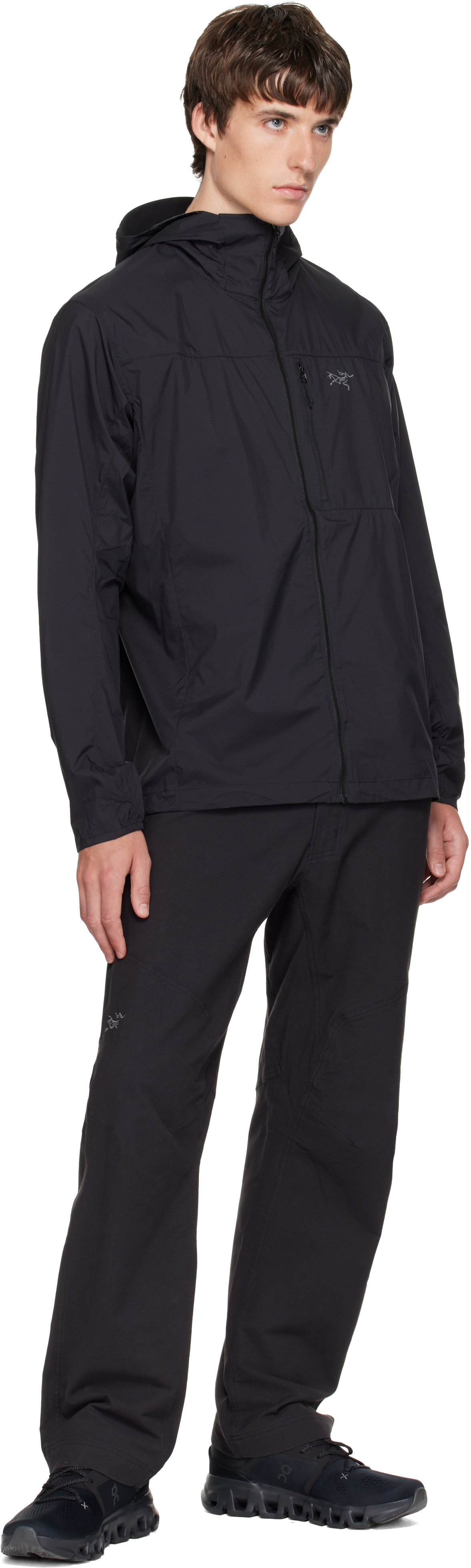 Arc'teryx - Blouson Squamish noir à capuche