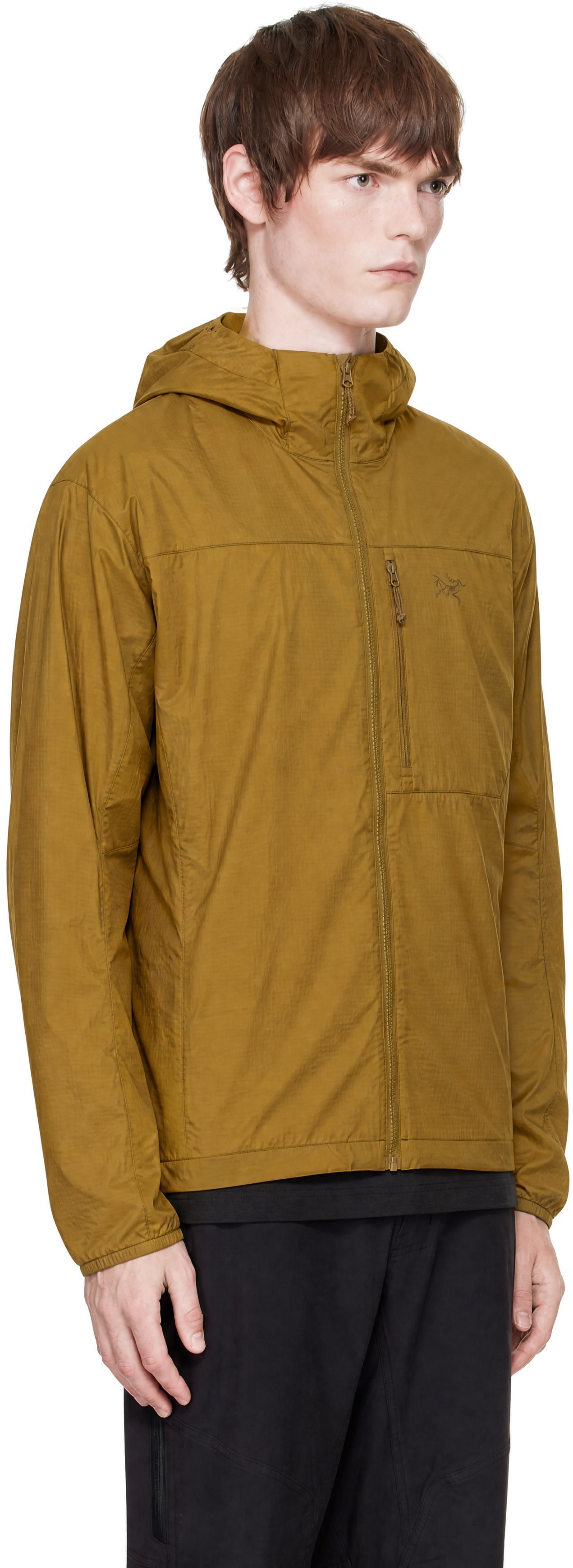 Arc'teryx - Blouson Squamish kaki à capuche
