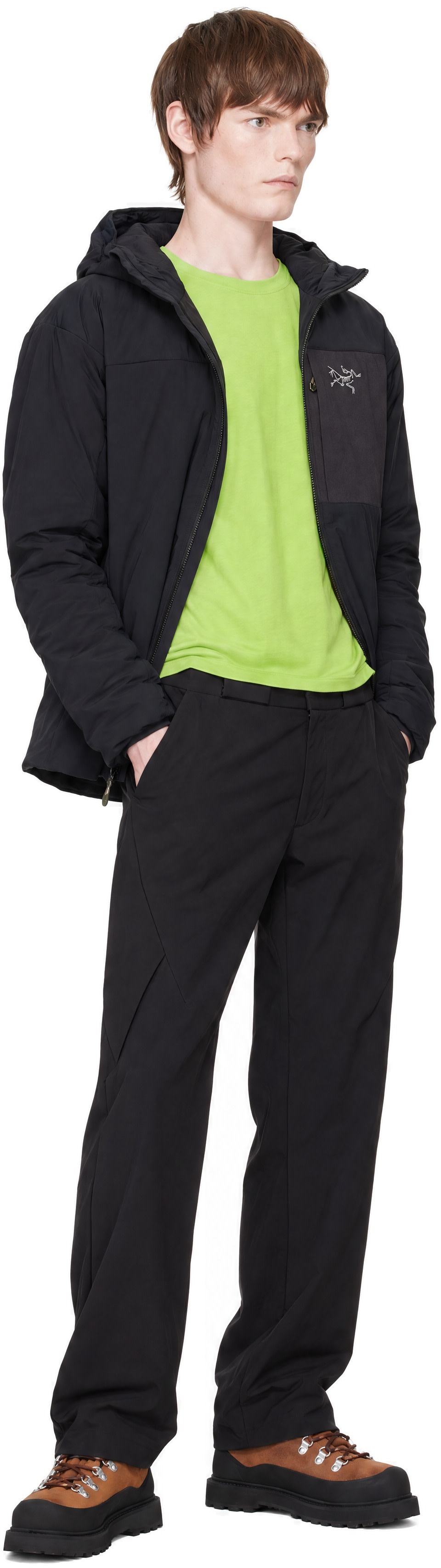 Arc'teryx - Blouson Proton noir à capuche