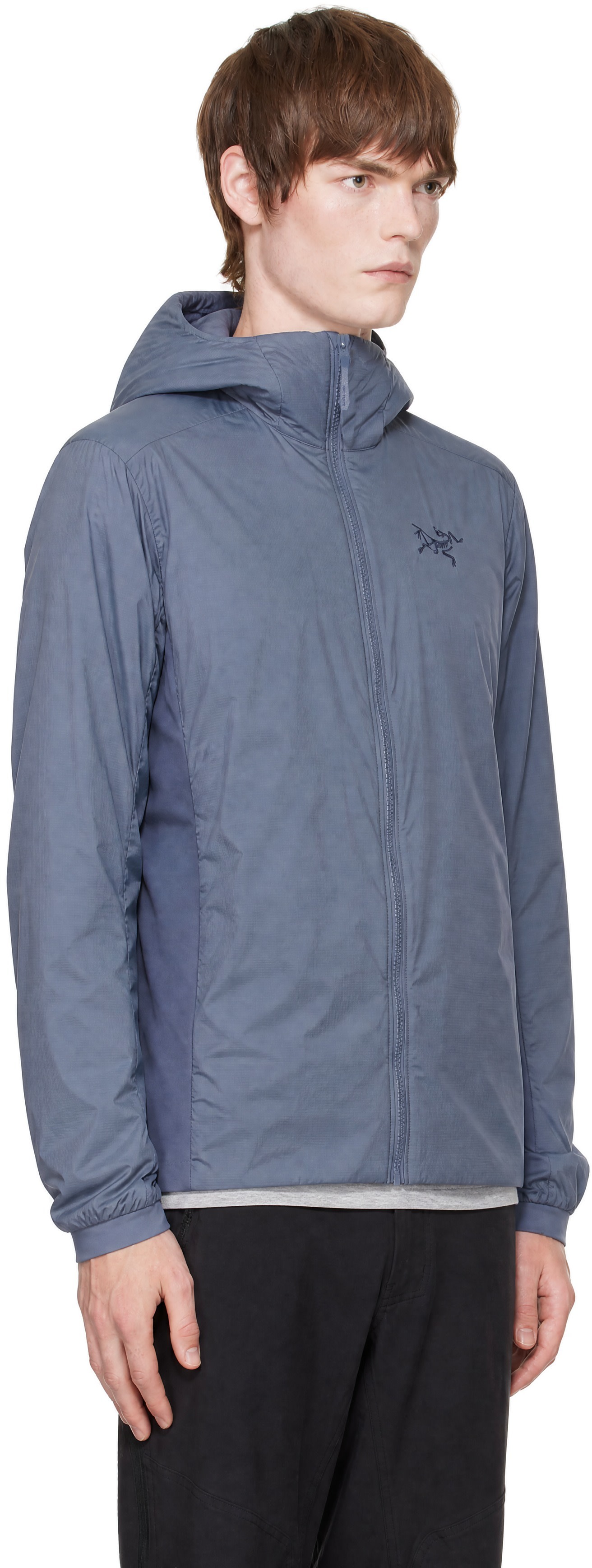 Arc'teryx - Blouson Atom gris à capuche