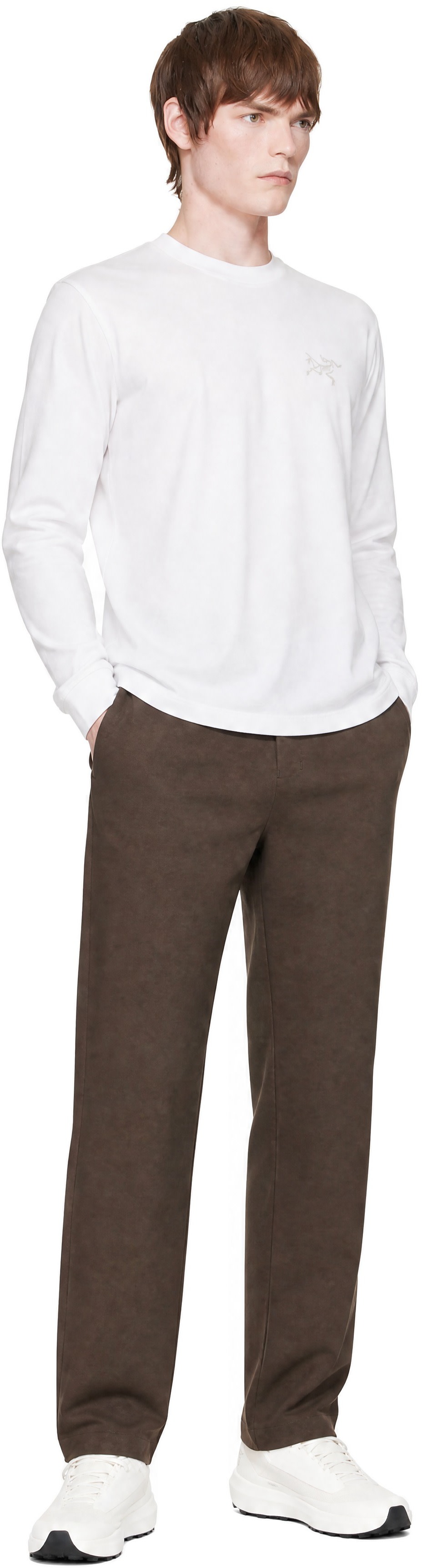 Arc'teryx - White Kragg Cotton LS T-shirt
