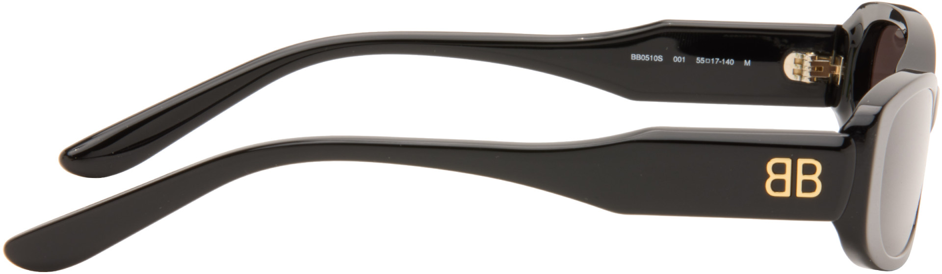 Balenciaga - Black Rectangular Sunglasses