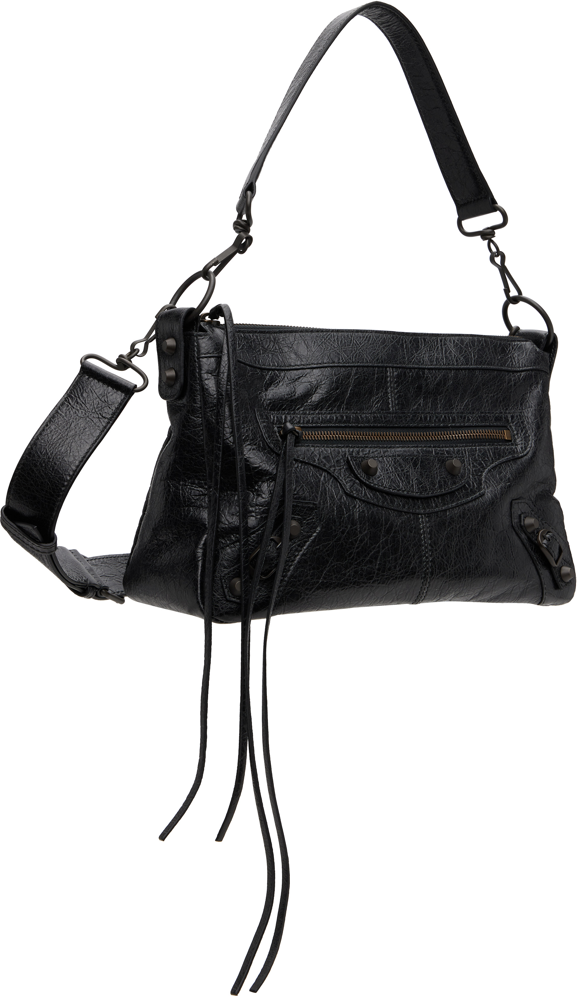 BALENCIAGA ショルダーバッグ Balenciaga: Black 'Le City Moto' Bag | SSENSE