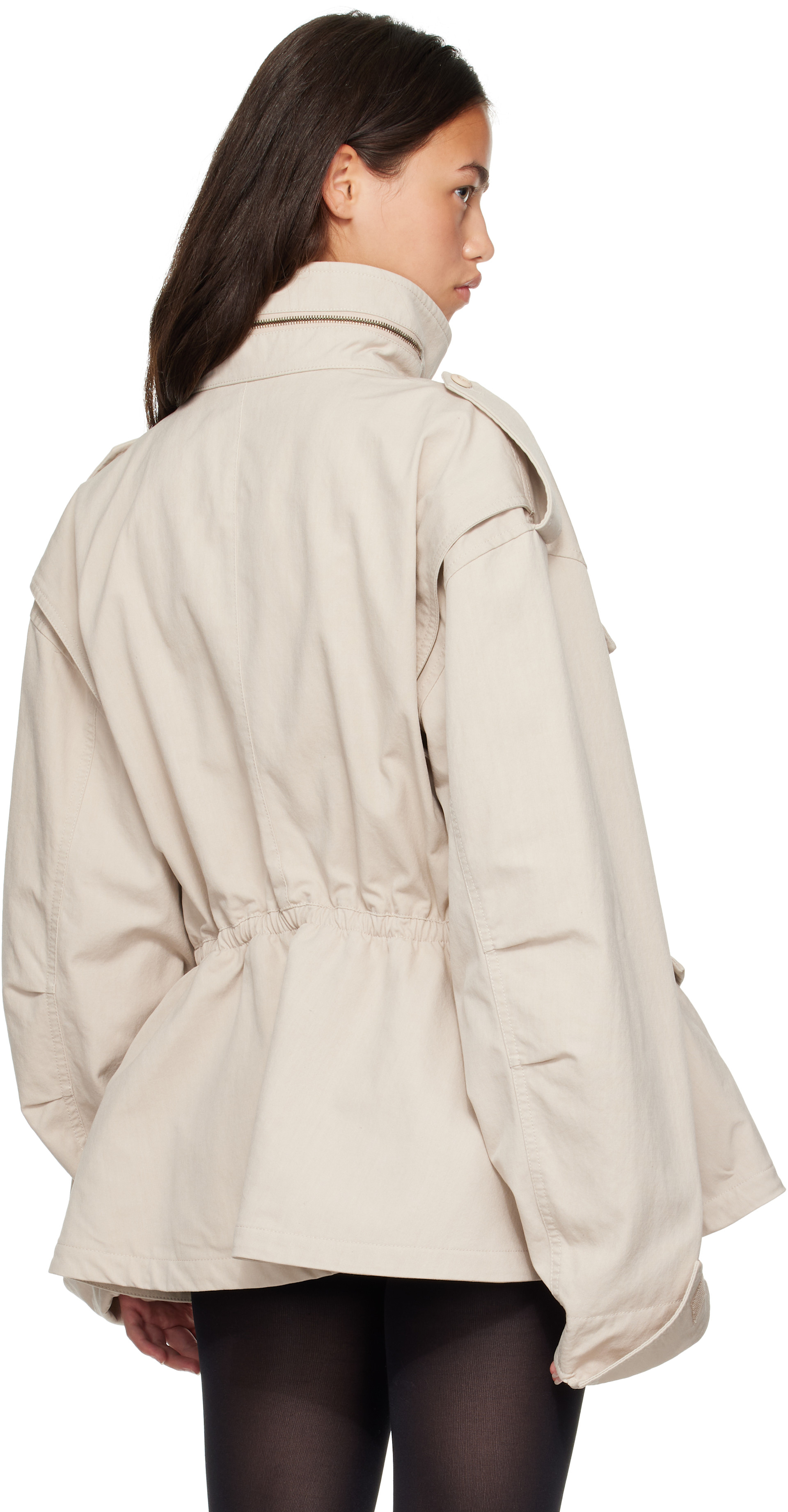 Balenciaga - Parka Hourglass beige