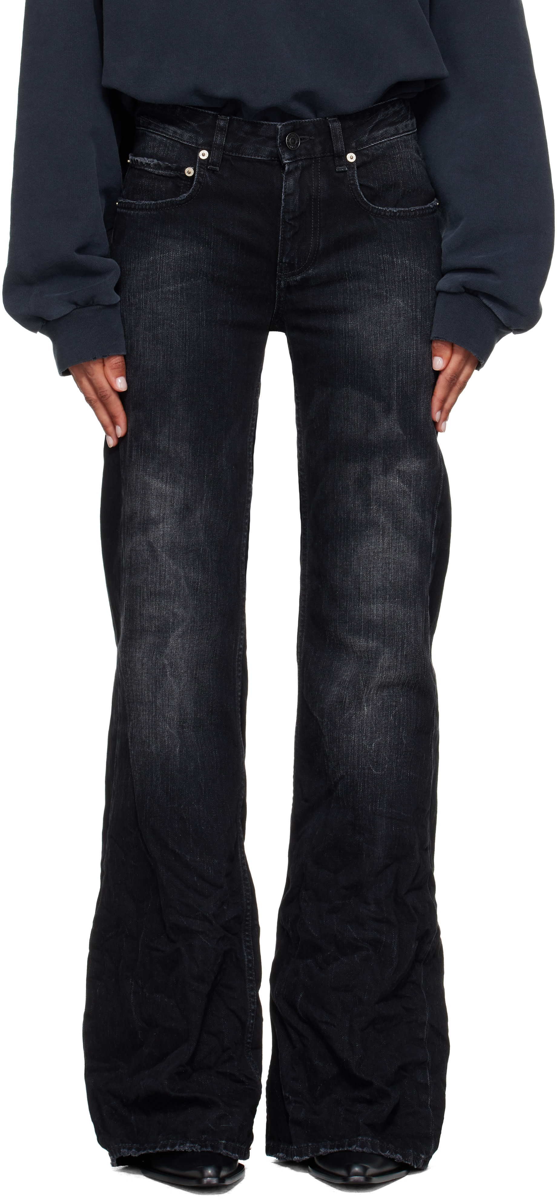 Balenciaga - Jean ample noir
