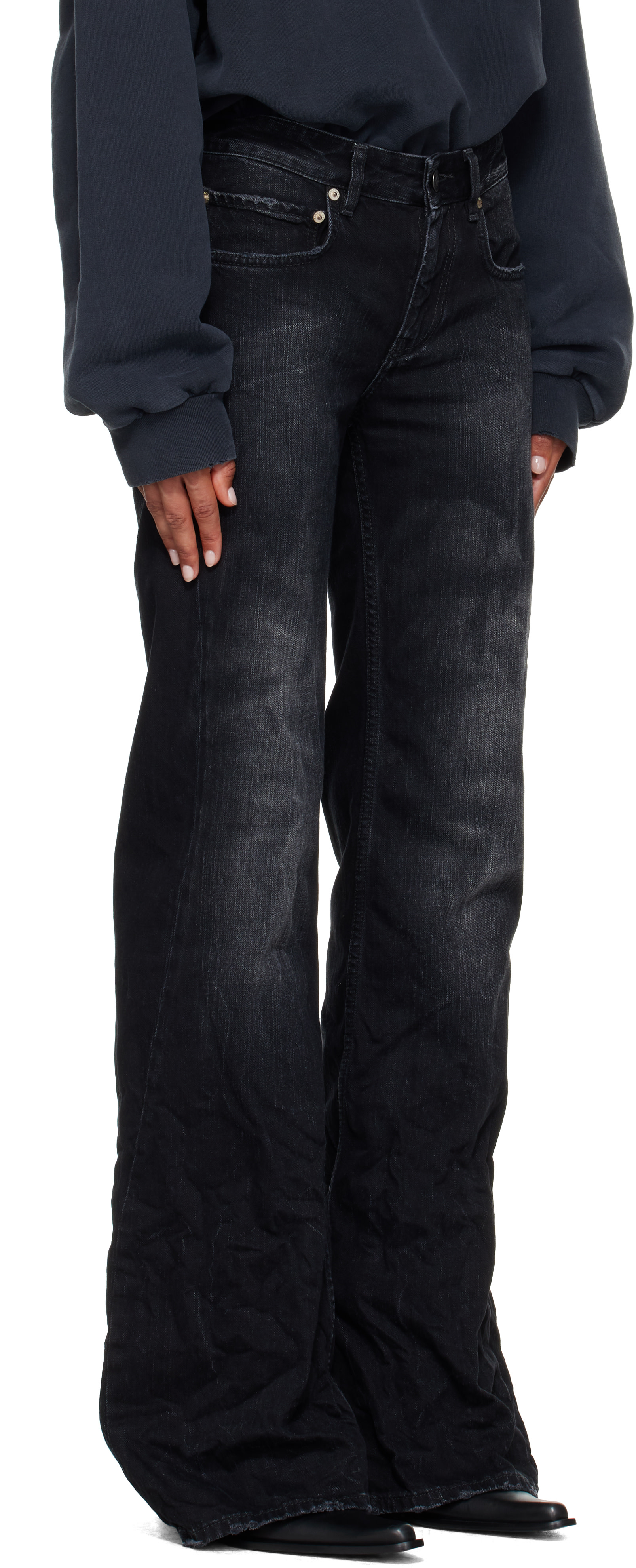 Balenciaga - Jean ample noir