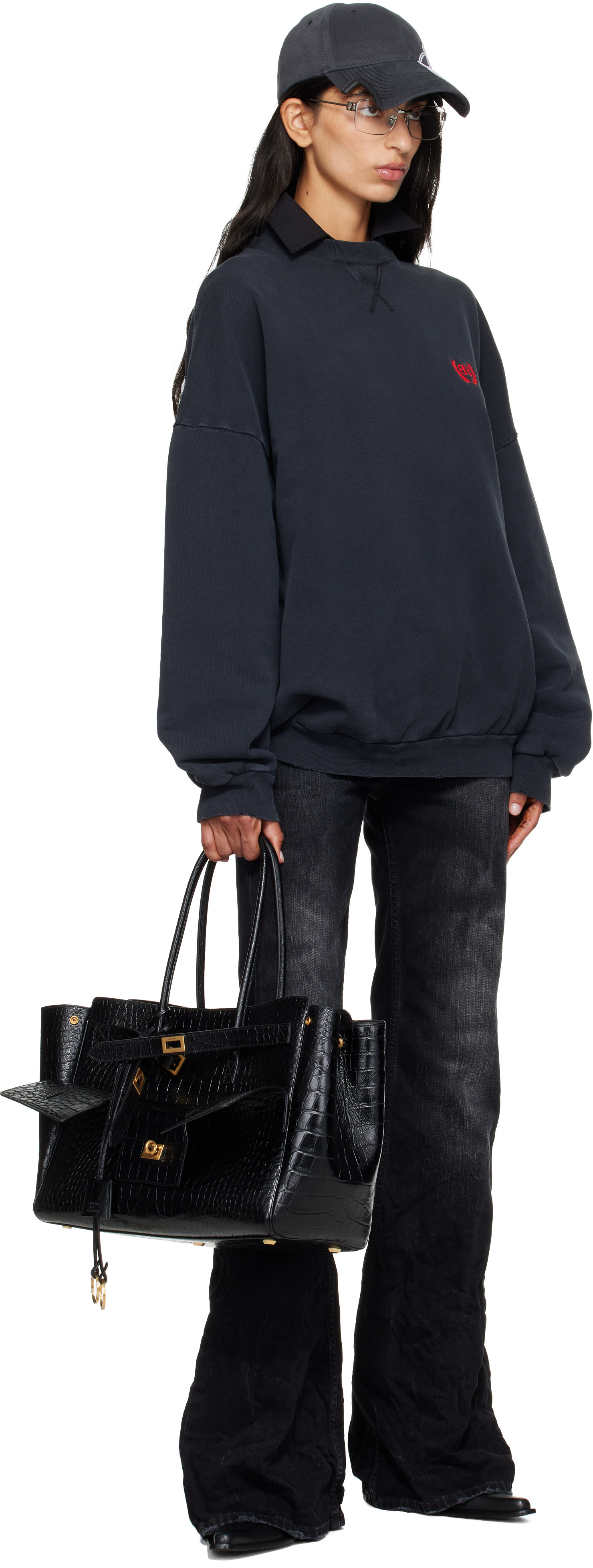 Balenciaga - Jean ample noir