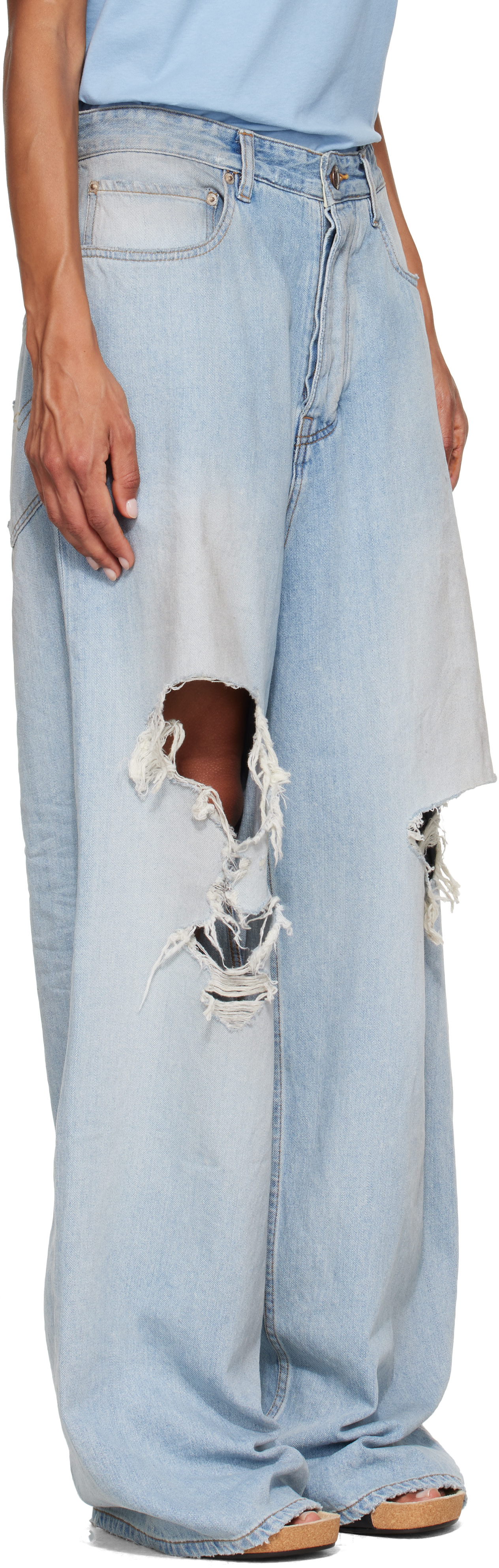 Balenciaga - Jean ample bleu