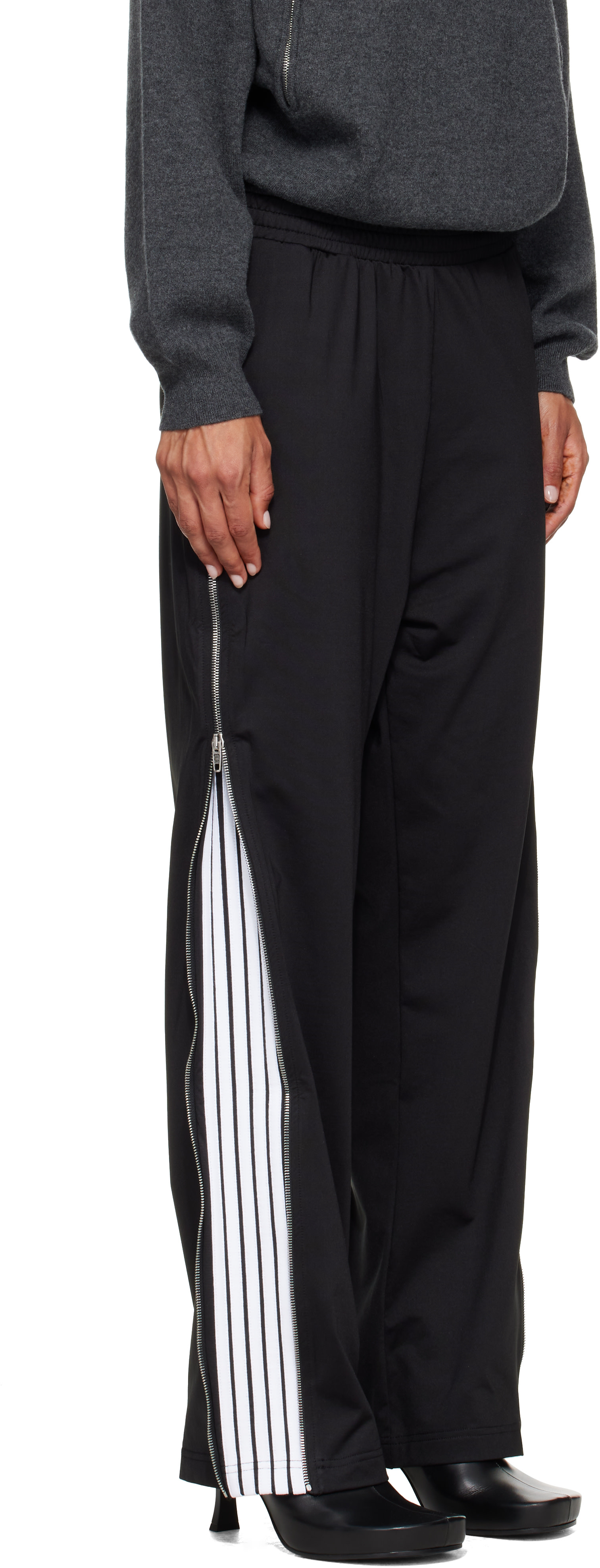 Balenciaga: ブラック Zipped Loop Sports Icon Sporty トラックパンツ