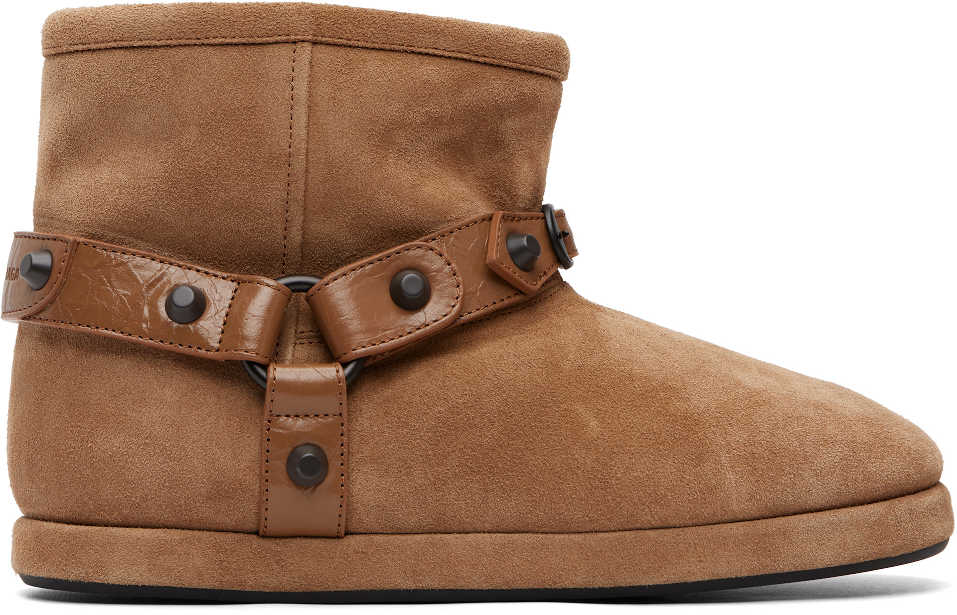 Balenciaga: Tan Alaska Soft Boots | SSENSE