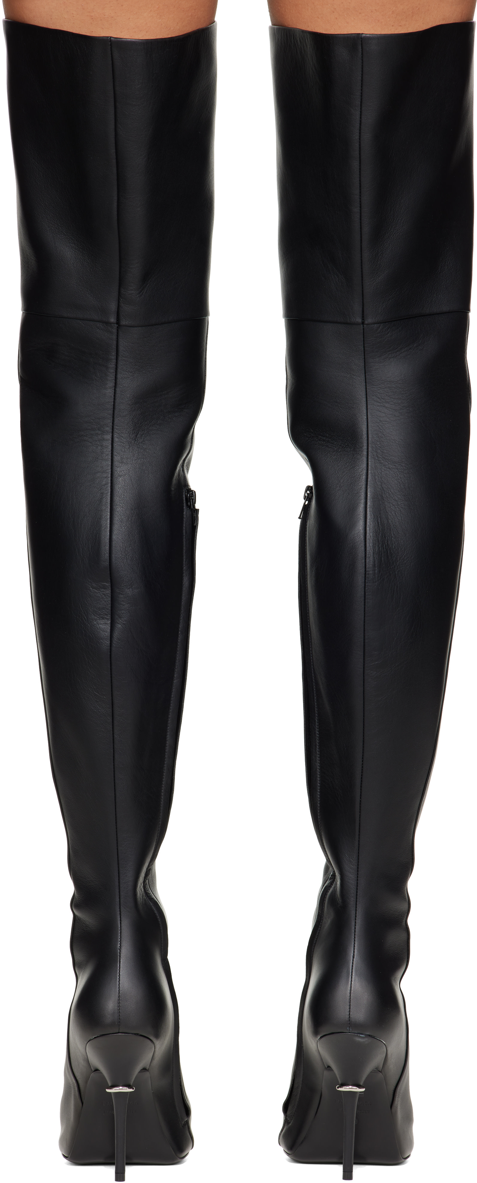 Balenciaga: Black Avenue After Tall Boots | SSENSE Balenciaga: Black Avenue After Tall Boots | SSENSE