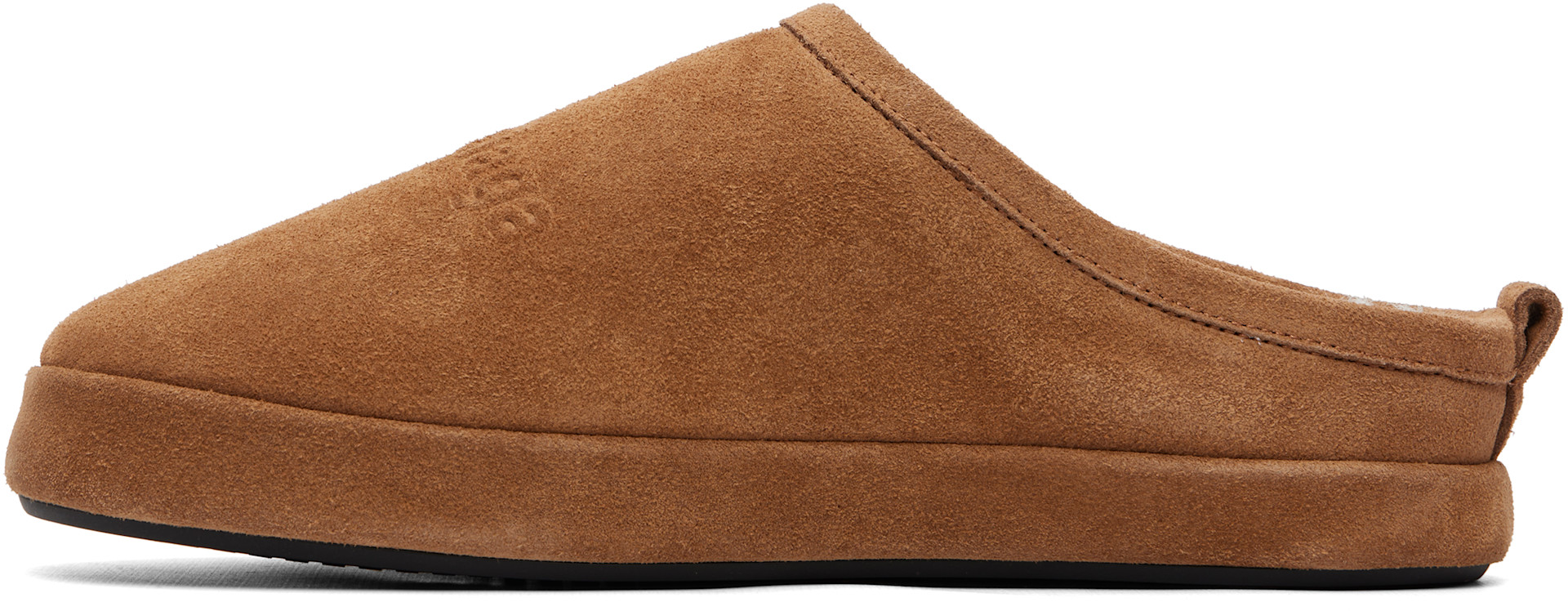 Balenciaga: Tan Alaska Slippers | SSENSE
