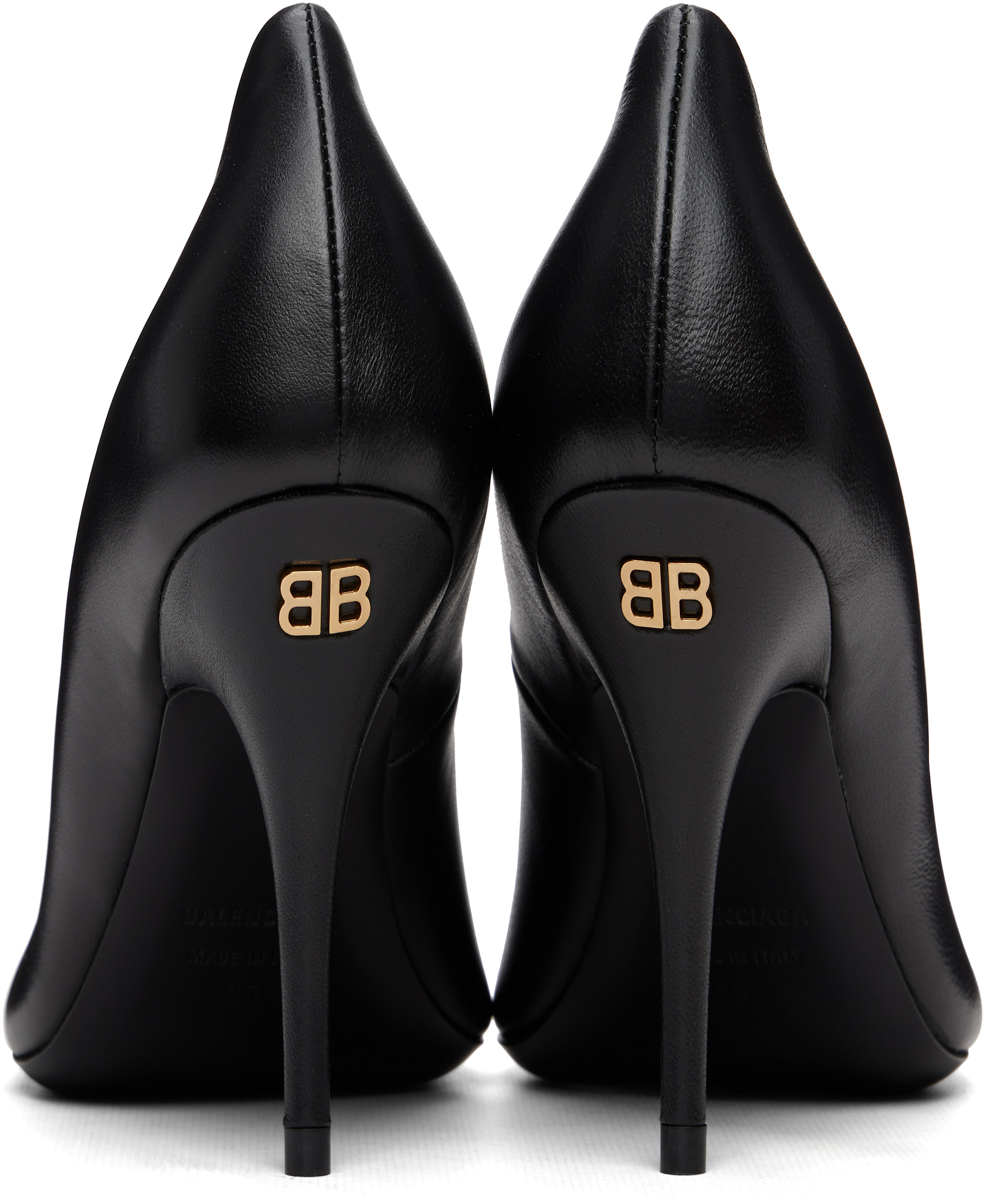 Balenciaga: ブラック Avenue ヒール | SSENSE 日本