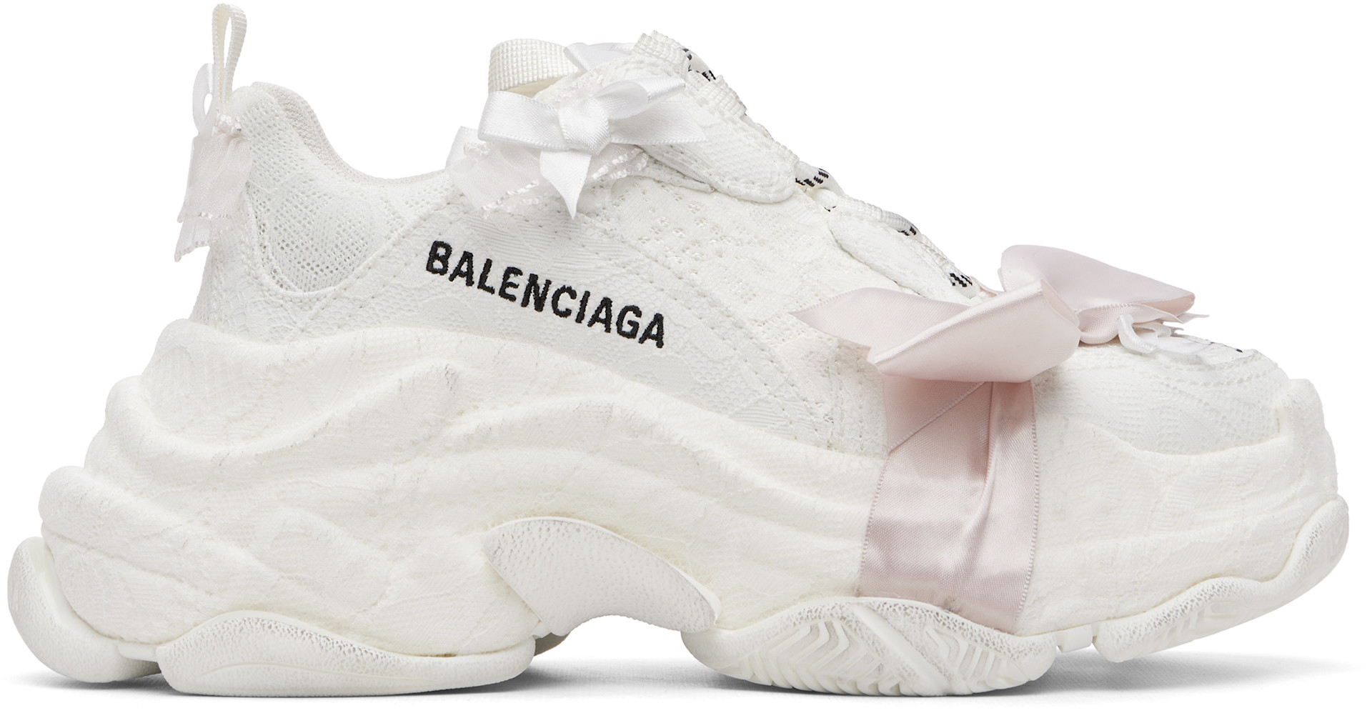 Balenciaga: ホワイト Triple S スニーカー | SSENSE 日本