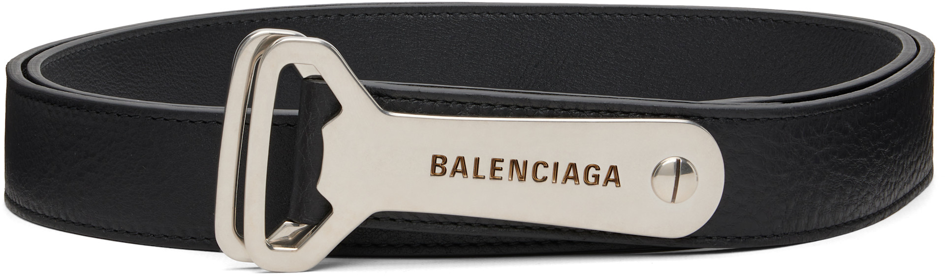 Balenciaga - 블랙 보틀 벨트