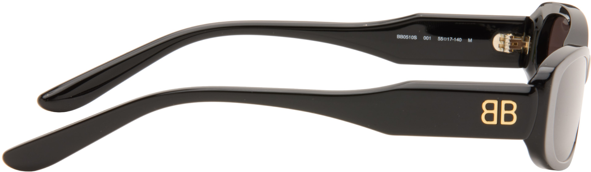 Balenciaga - Black Rectangular Sunglasses