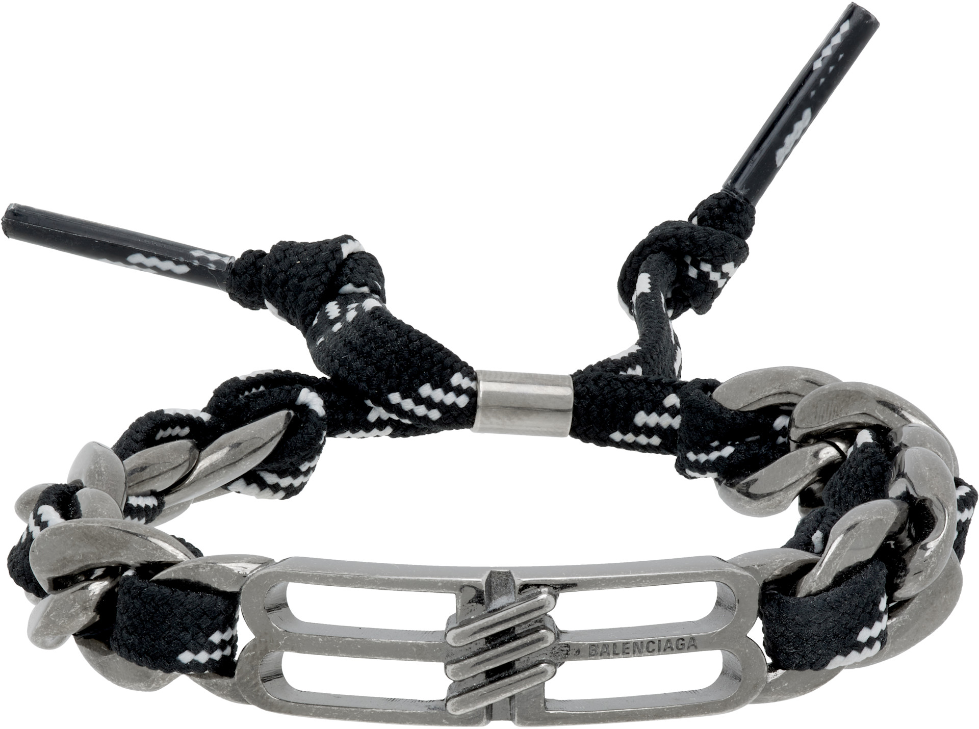 Balenciaga: BB Icon Lace Bracelet | SSENSE