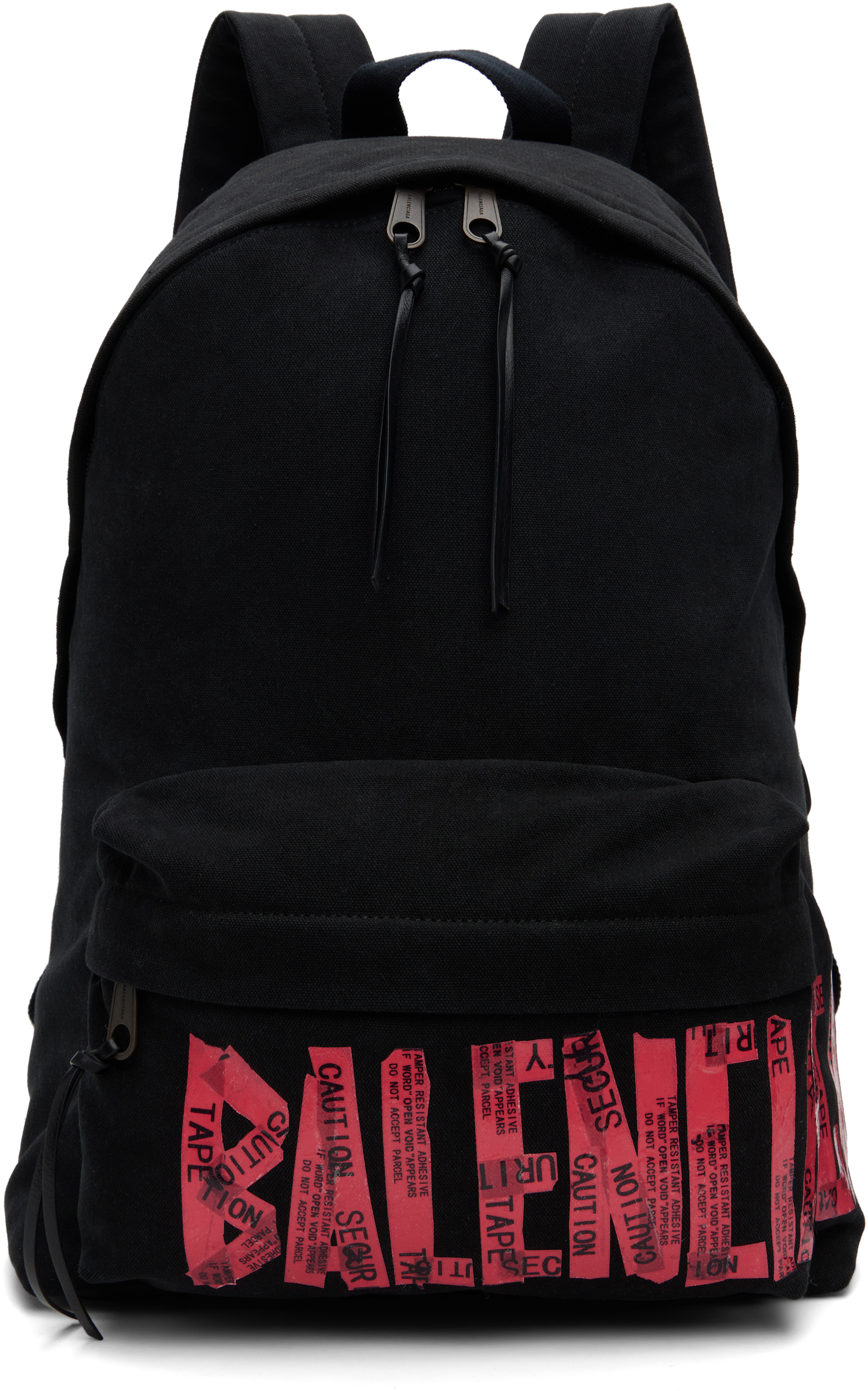 Balenciaga - Black Tape Type Backpack