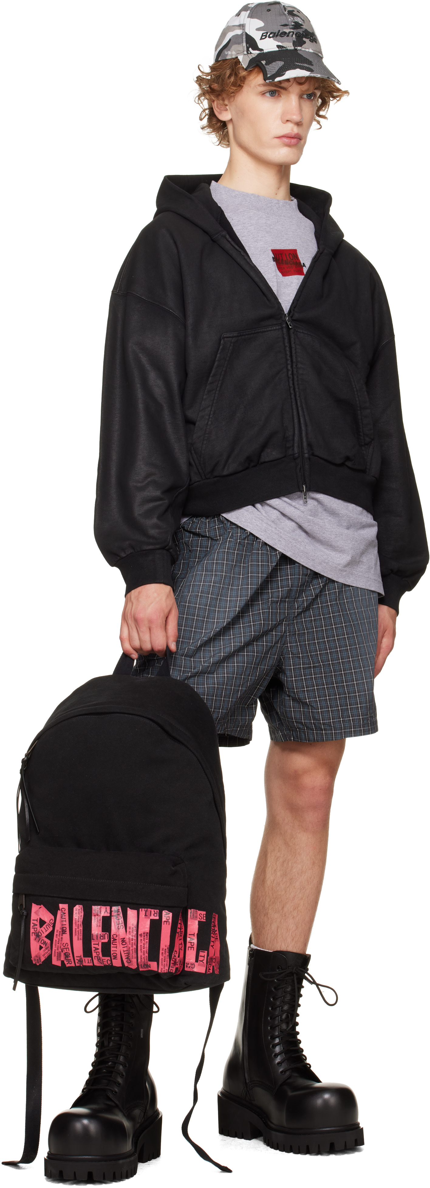 Balenciaga - Black Tape Type Backpack