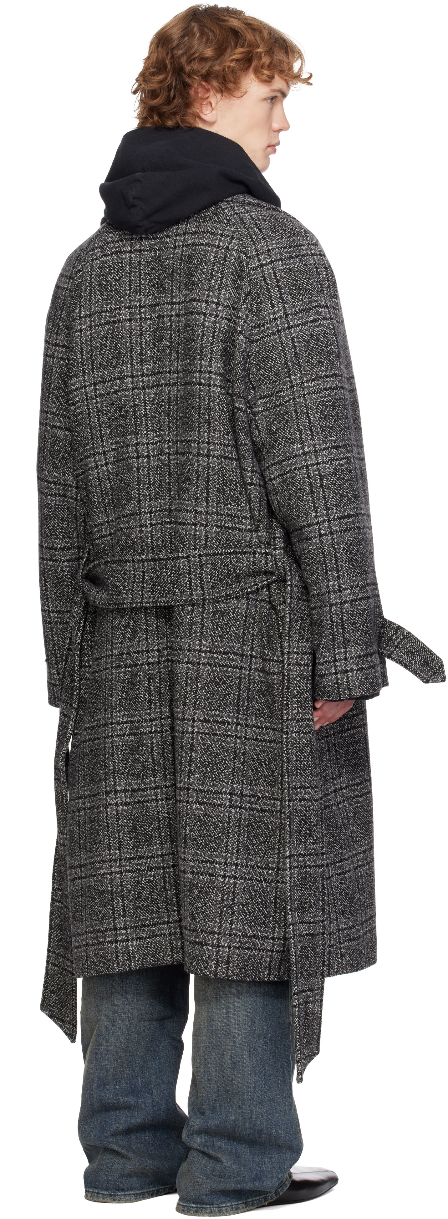 Balenciaga - Gray Raglan Coat