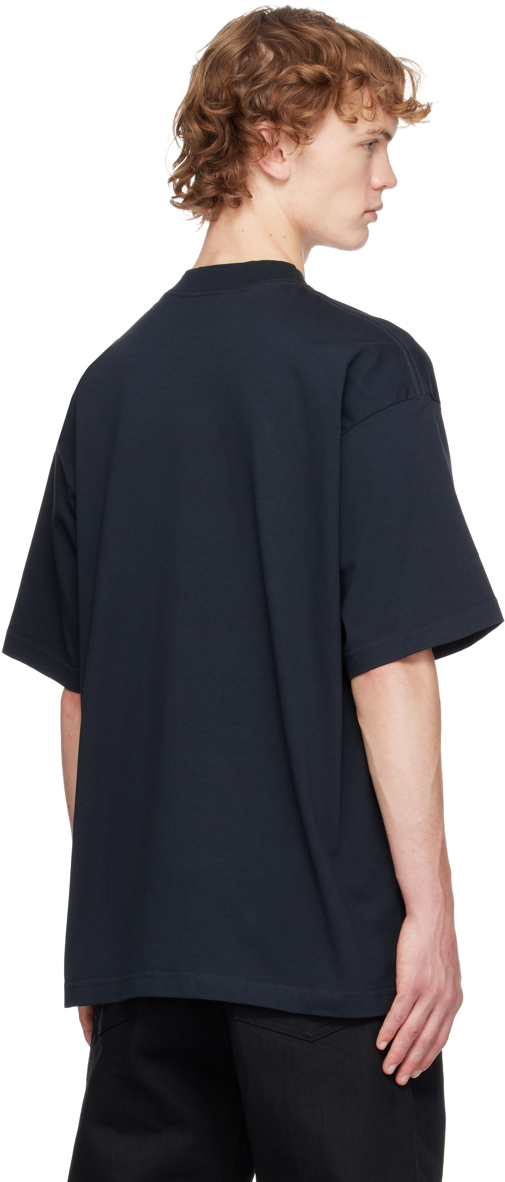 Balenciaga: Black Nano 'BB' T-shirt | SSENSE