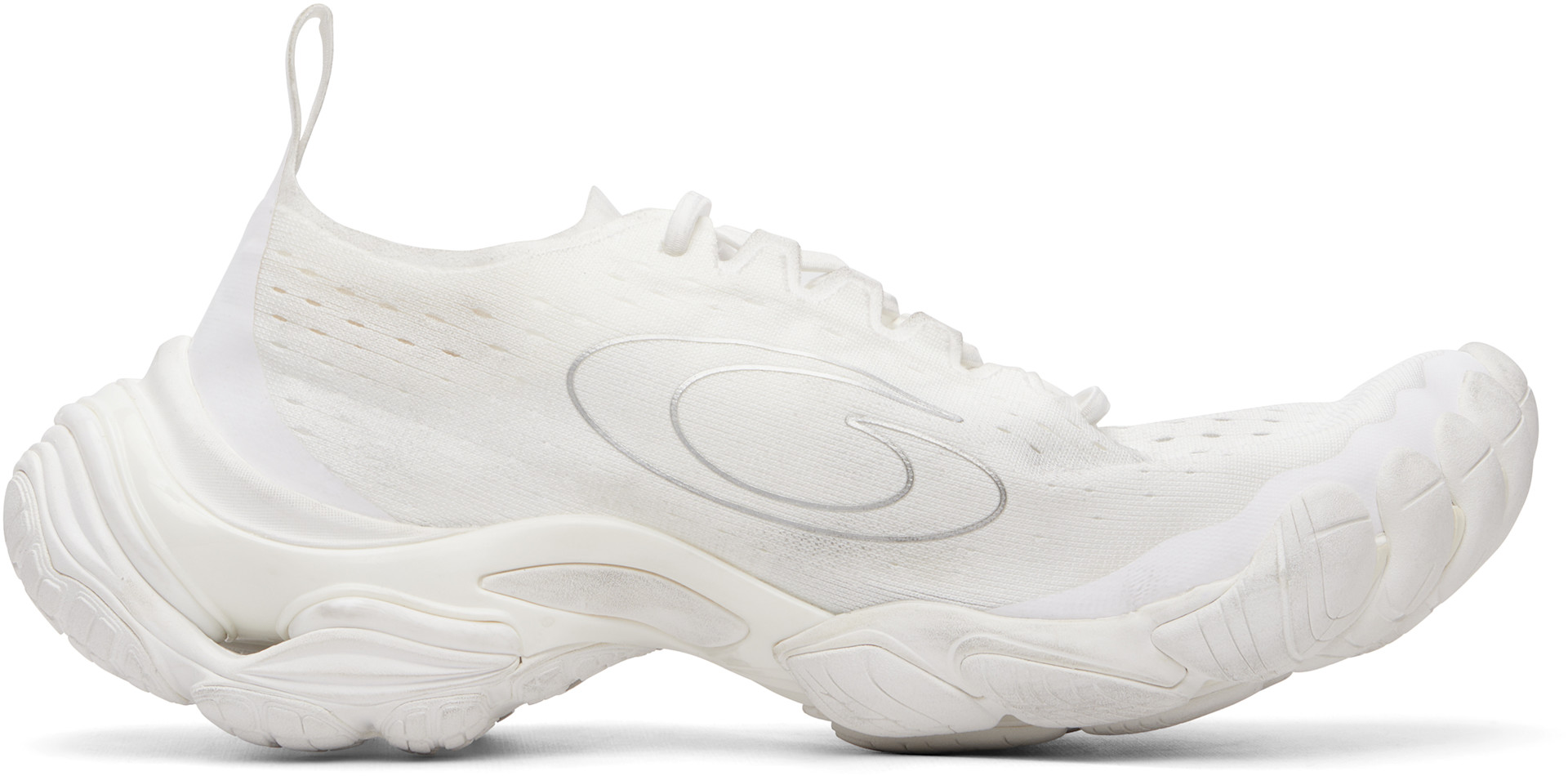 Balenciaga - Baskets de course blanches à bout anatomique