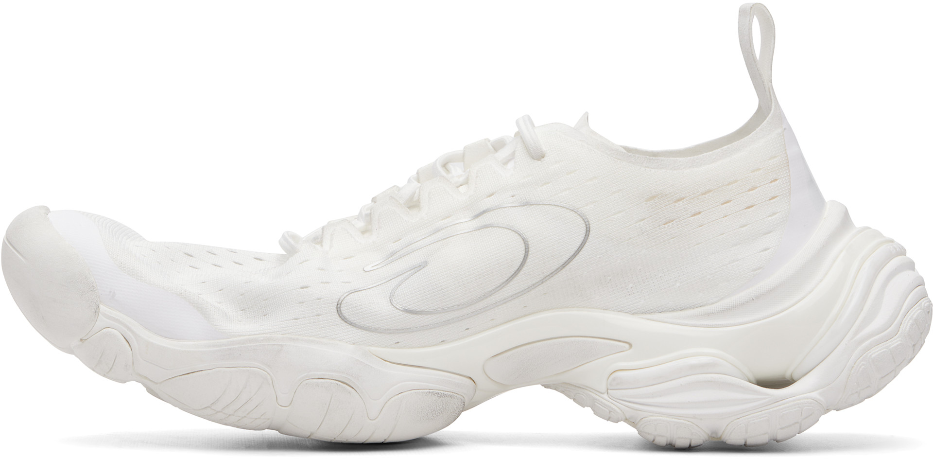 Balenciaga - Baskets de course blanches à bout anatomique