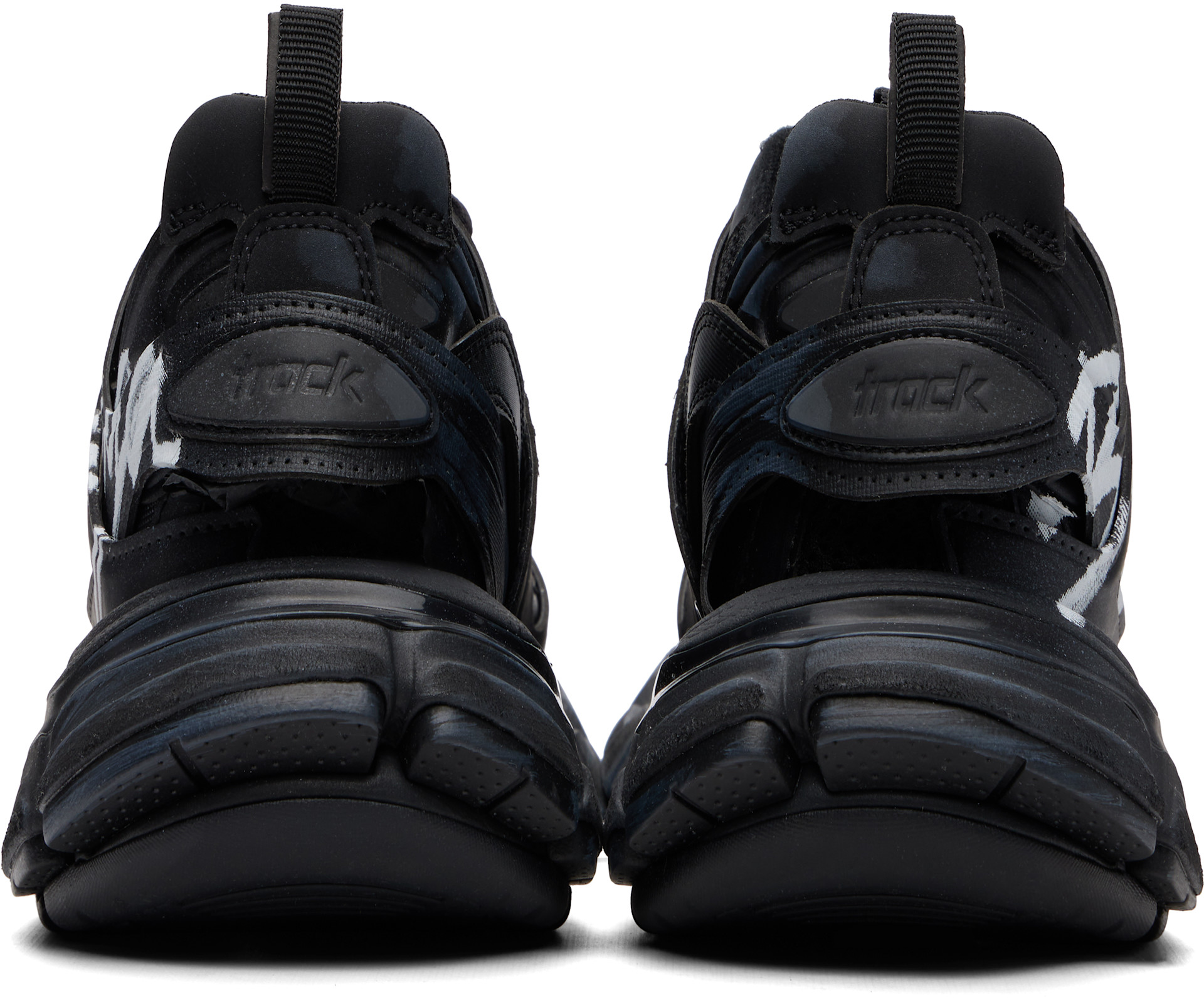 Balenciaga: ブラック Track Signature スニーカー | SSENSE 日本