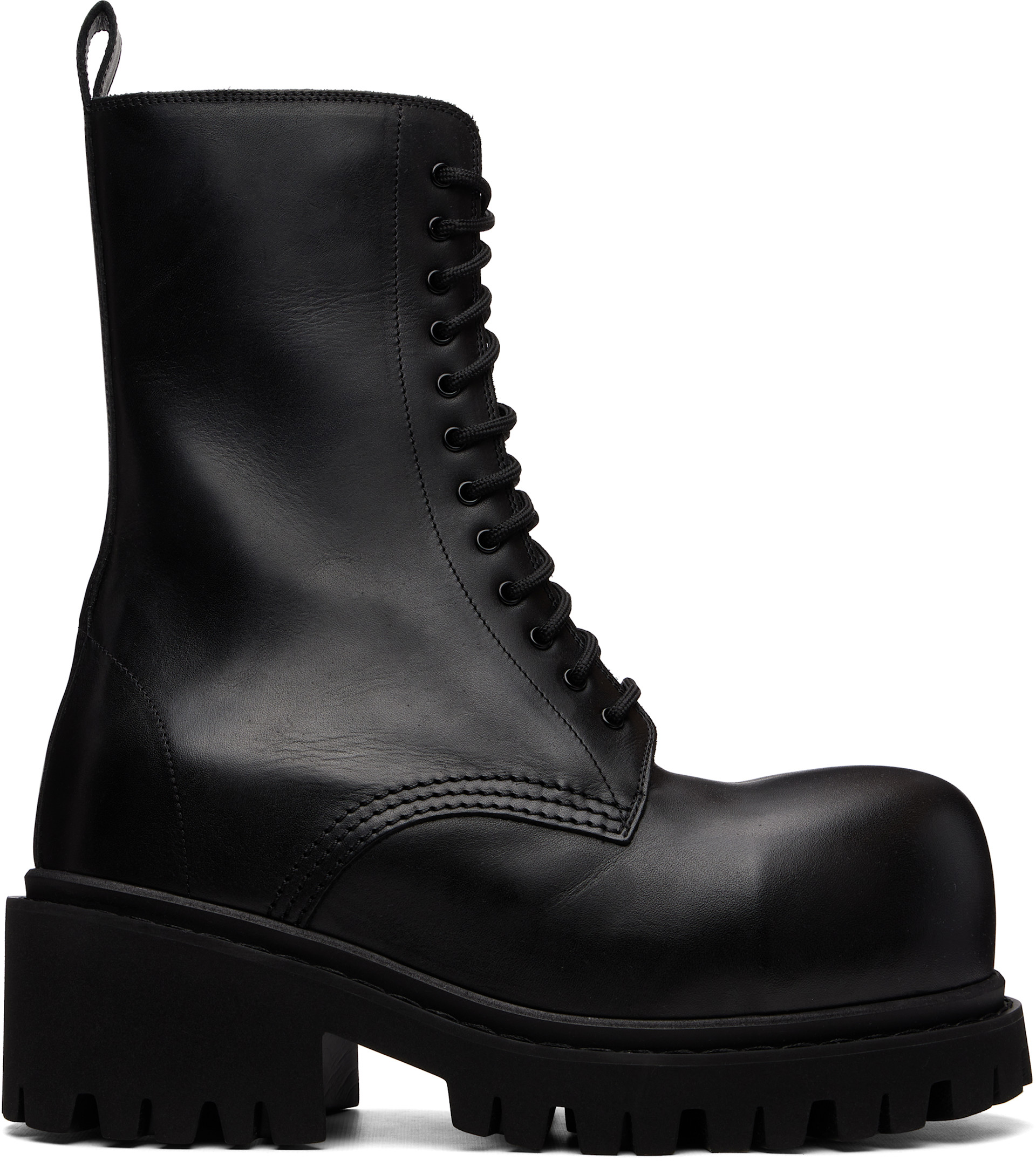 Balenciaga - Bottes Stomper noires