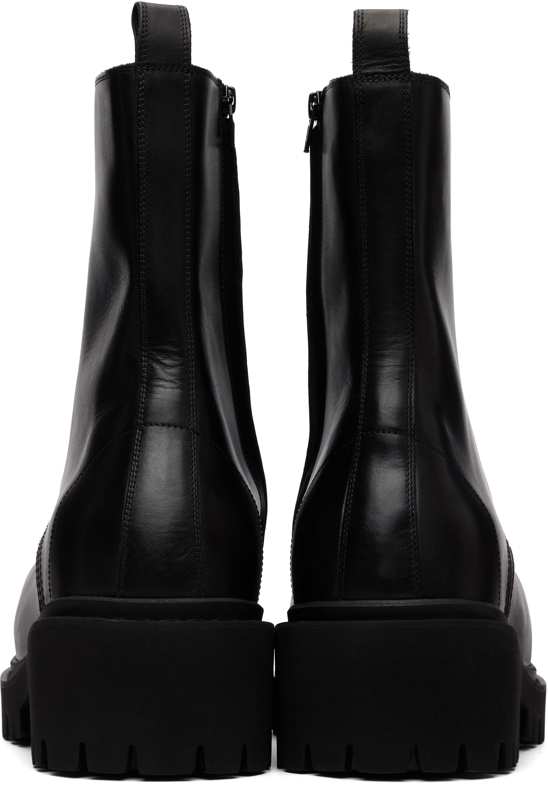 Balenciaga - Bottes Stomper noires
