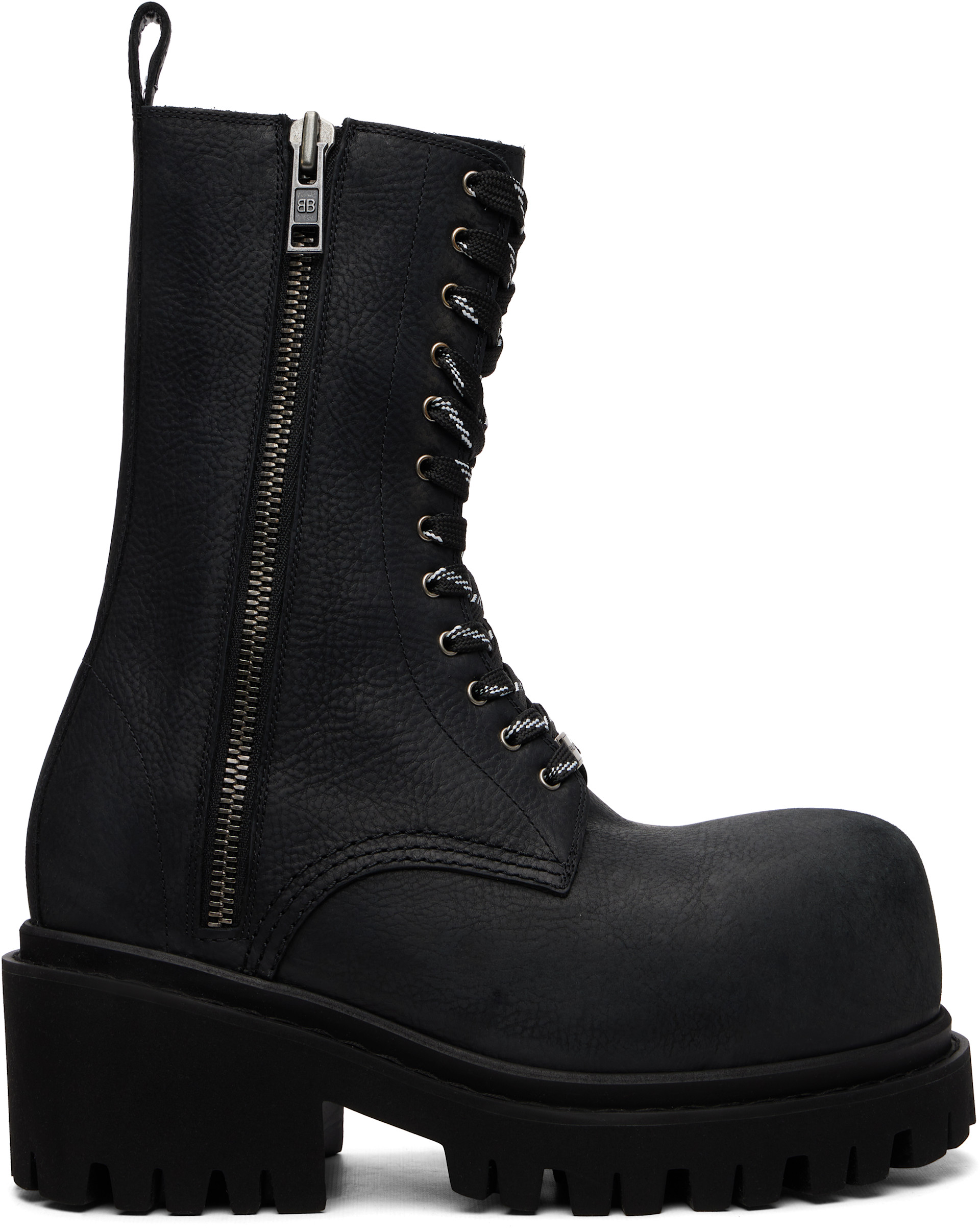 Balenciaga - Bottes Stomper noires