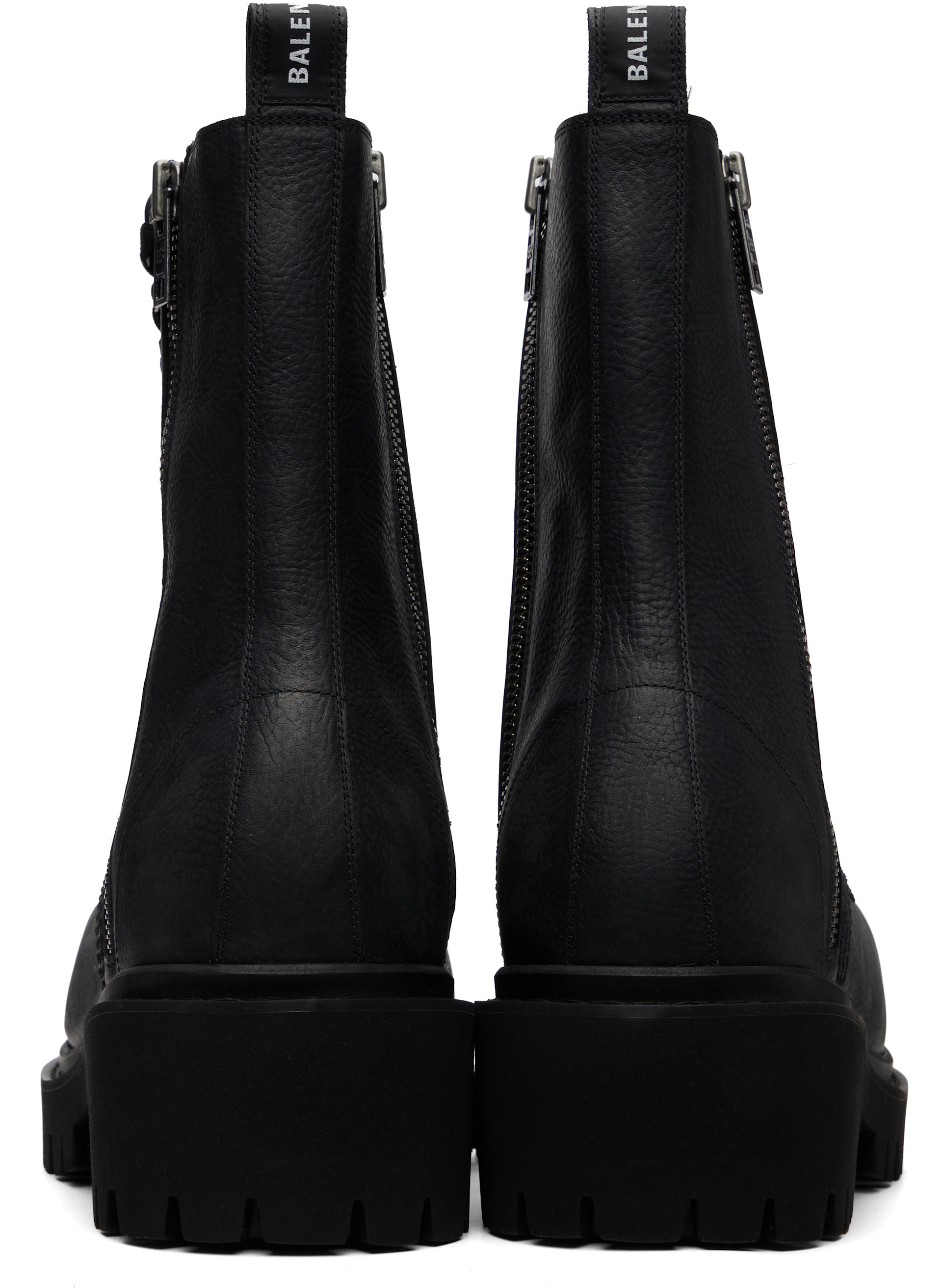 Balenciaga - Bottes Stomper noires