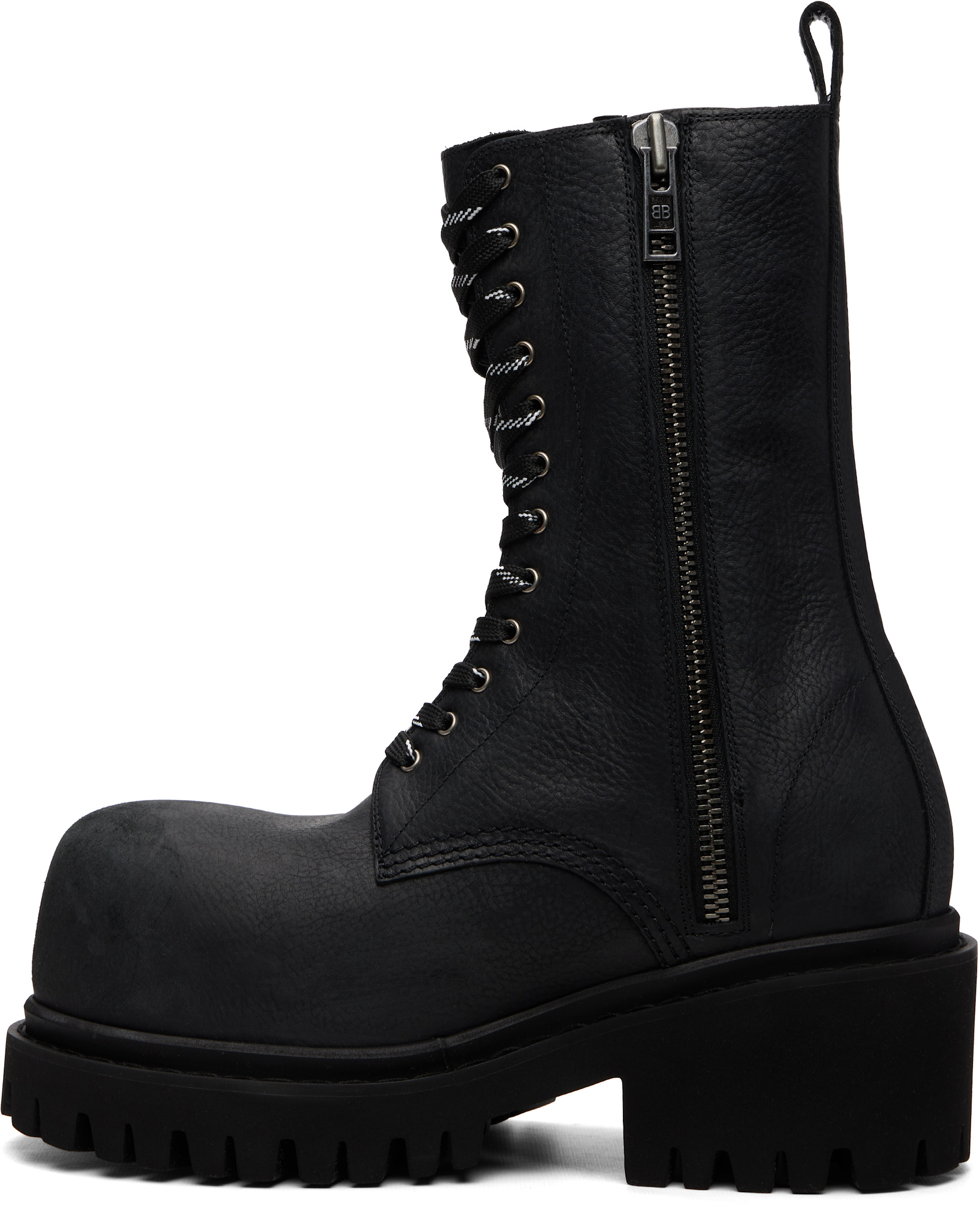 Balenciaga - Bottes Stomper noires
