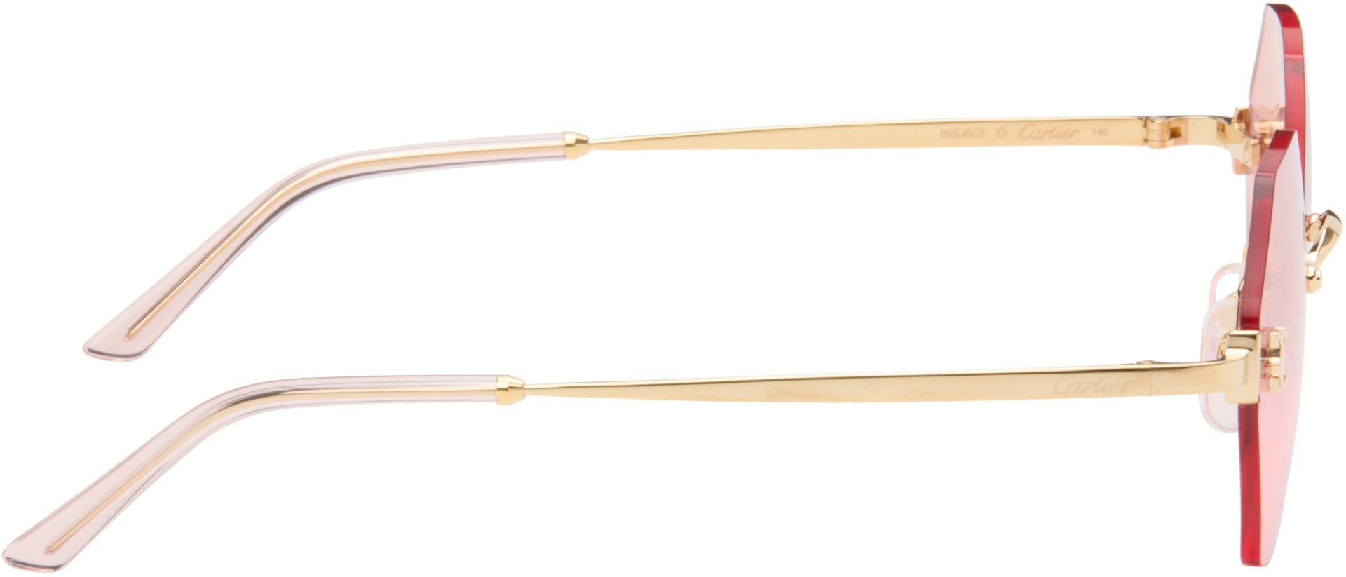 Cartier - Lunettes de soleil Core Range dorées