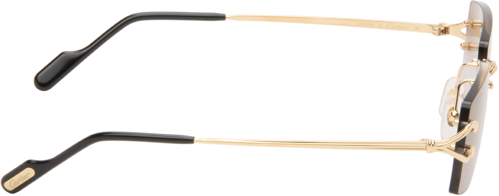 Cartier - Lunettes de soleil dorées - Classic C