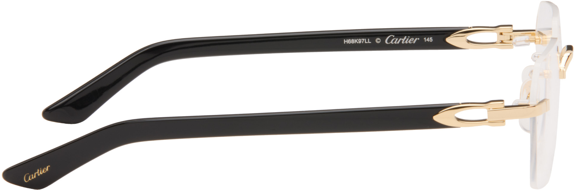 Cartier - Black Core Range Glasses