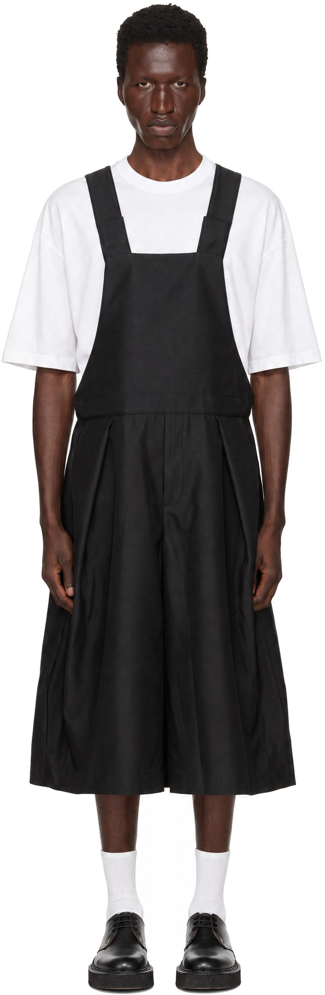 Comme des Garçons Homme Plus - Black Dobbycloth Romper