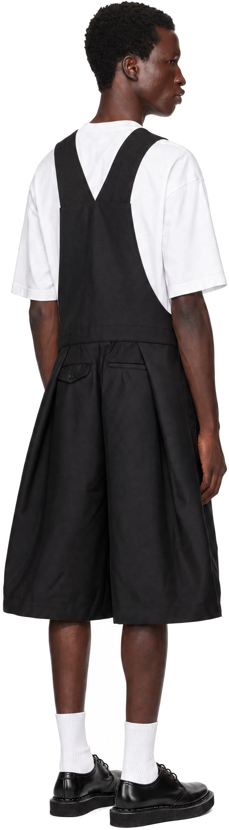 Comme des Garçons Homme Plus - Black Dobbycloth Romper