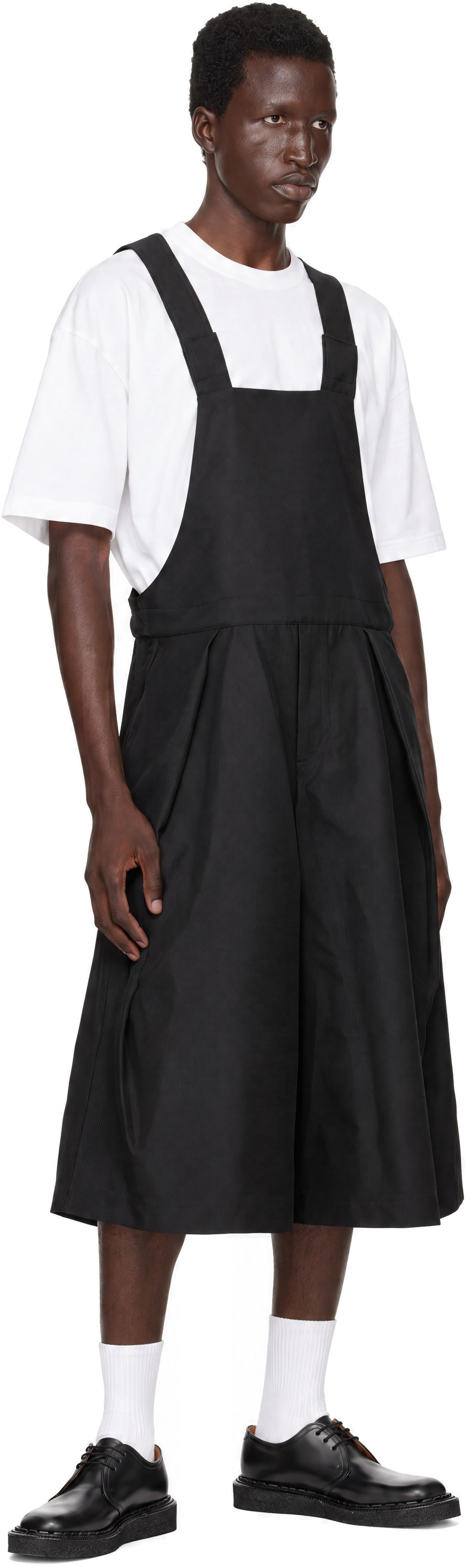 Comme des Garçons Homme Plus - Black Dobbycloth Romper