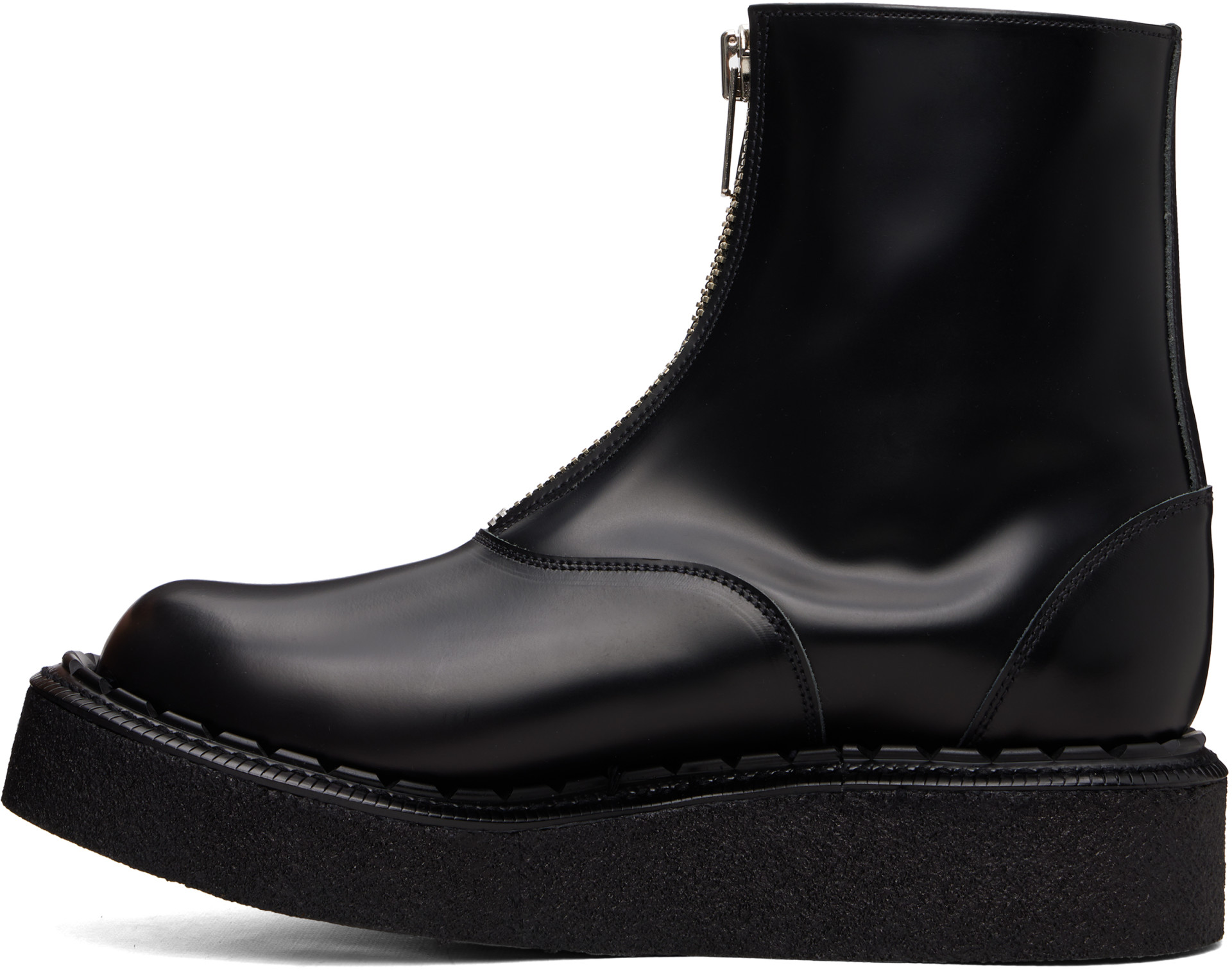 靴 COMME des GARCONS HOMME PLUS E COX Comme des Garçons Homme Plus: Black George Cox Edition Zip Front