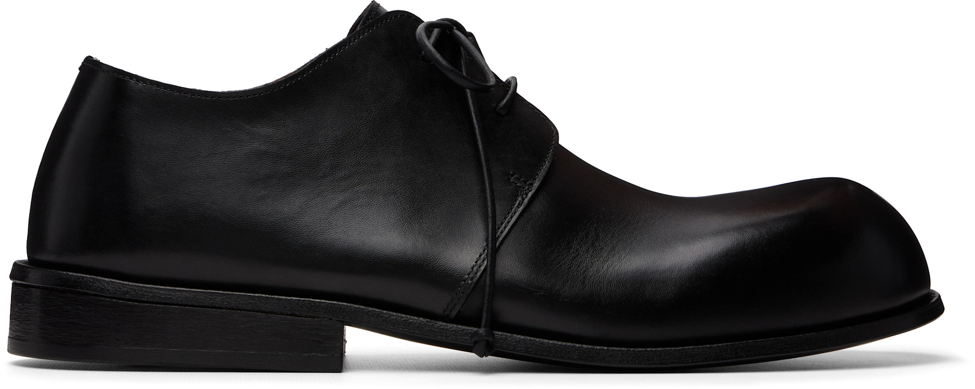Marsèll: Black Muso Leather Oxfords | SSENSE