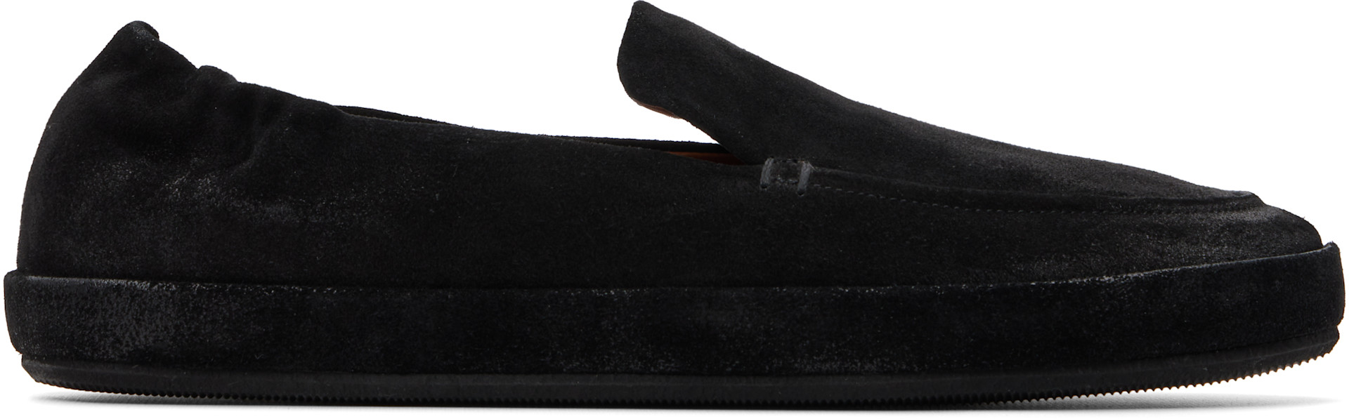 Marsèll - Black Scatopelle Suede Loafers