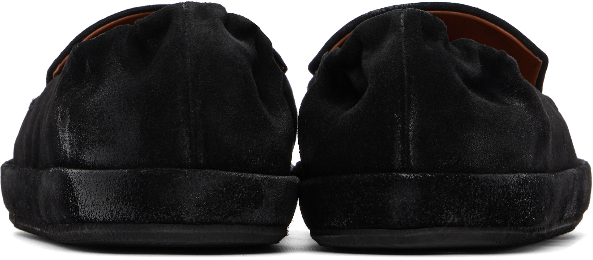 Marsèll - Black Scatopelle Suede Loafers