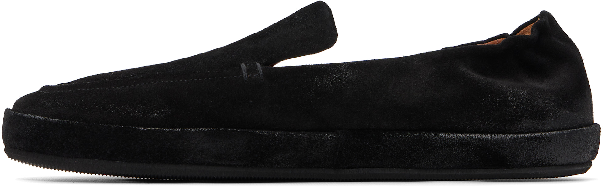 Marsèll - Black Scatopelle Suede Loafers